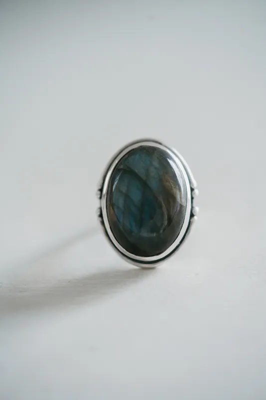 Sara Ring | Labradorite sold by Goldie Lew