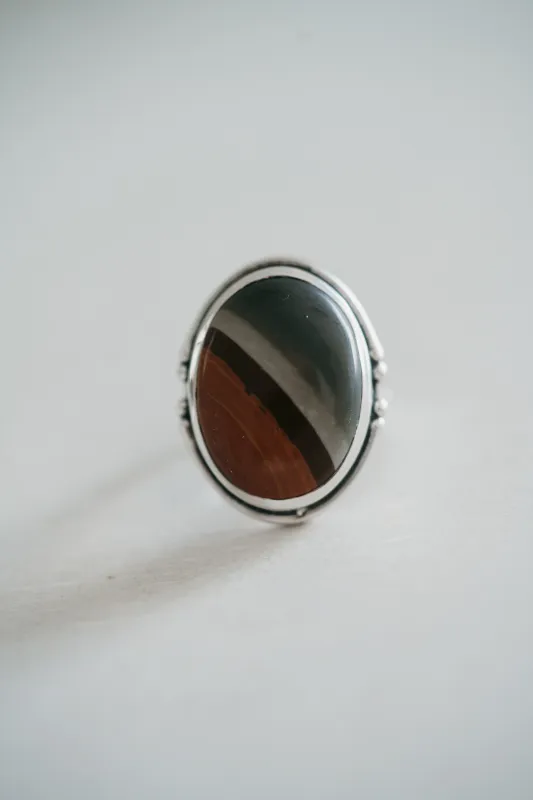 Sara Ring | Polychrome Jasper sold by Goldie Lew