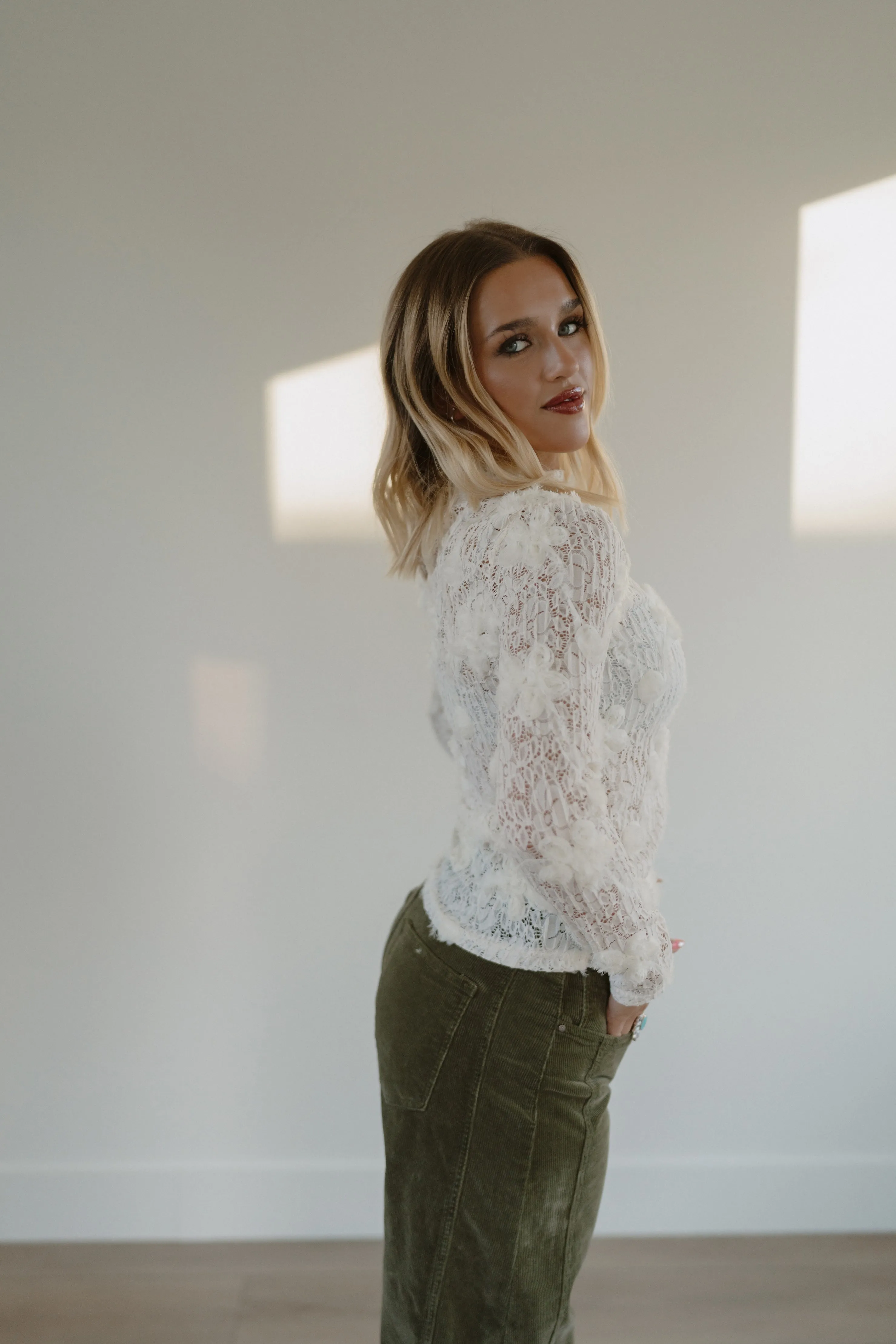 Felicia Lace Top sold by Goldie Lew product image thumbnail 5