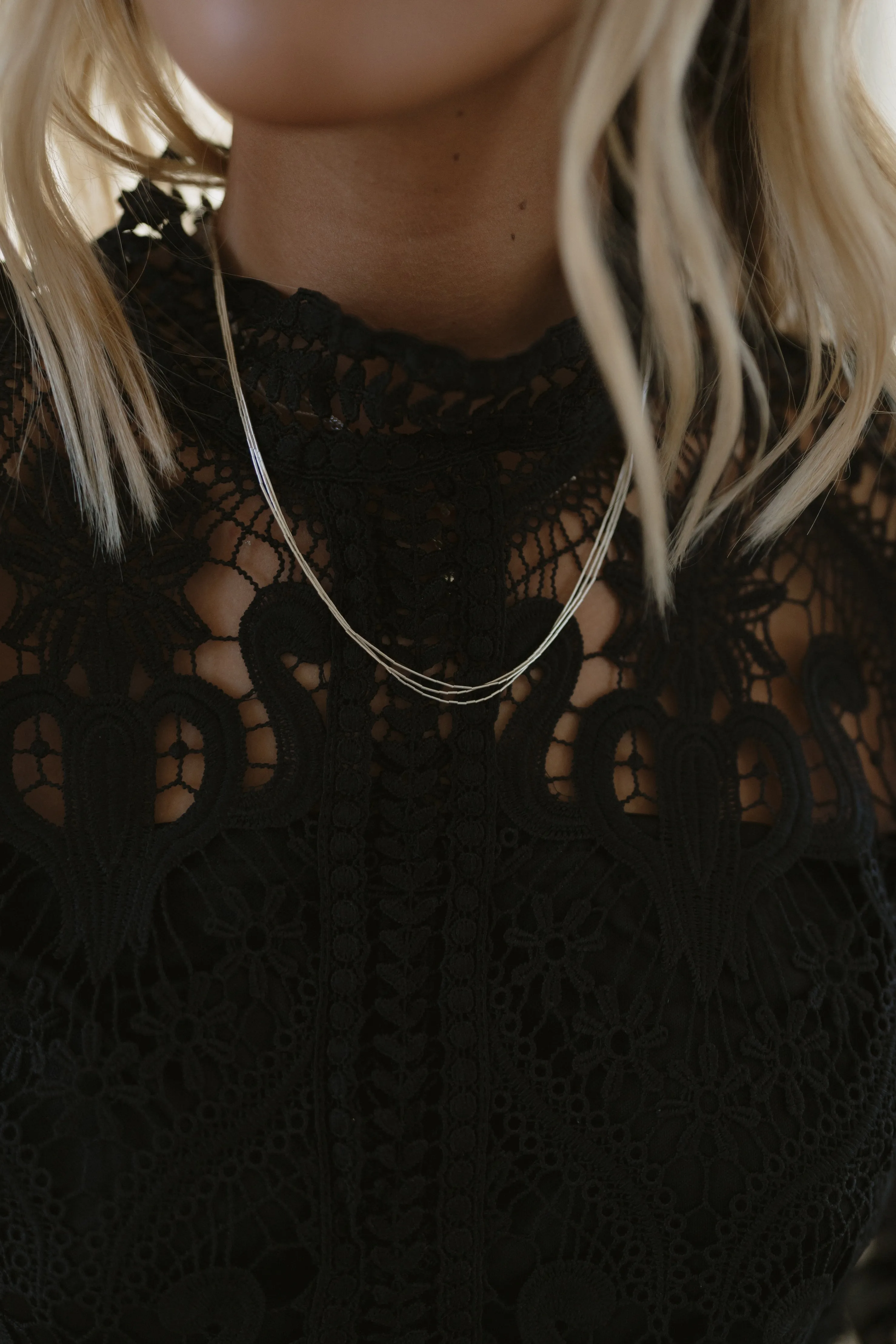 Andie Necklace | 3 Strand sold by Goldie Lew