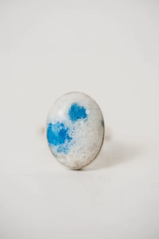 Adrietta Ring | Azurite Quartz sold by Goldie Lew