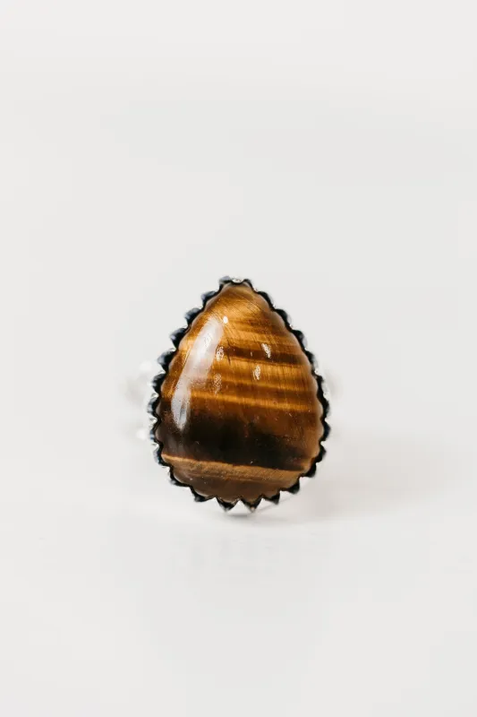 Tula Ring | Tiger's Eye sold by Goldie Lew