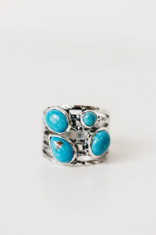 Valley Ring | Turquoise sold by Goldie Lew