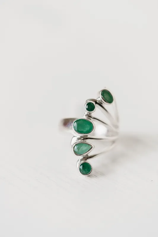 Beatrix Ring | Emerald made by Goldie Lew