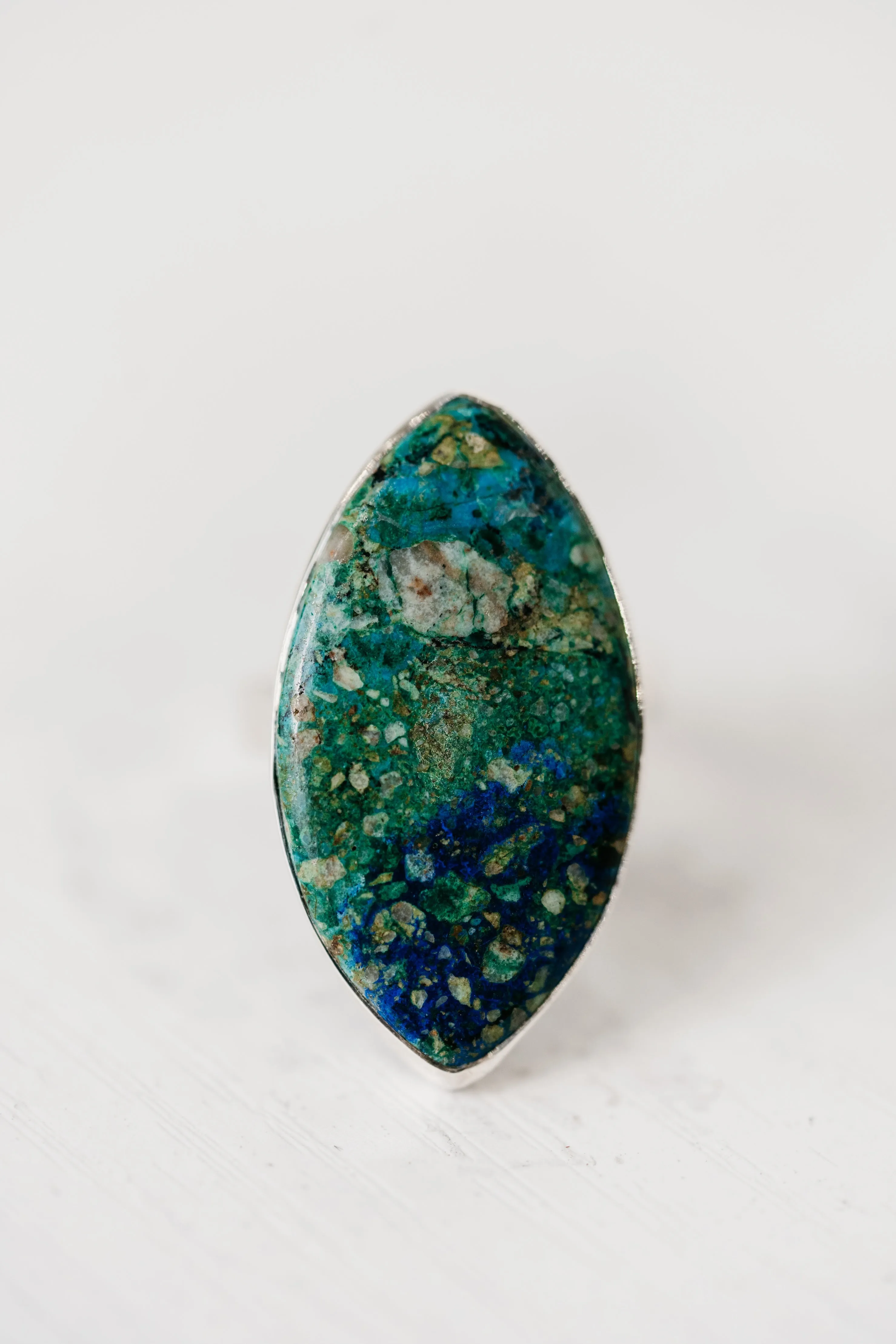 Ontario Ring | Morenci Azurite sold by Goldie Lew product image thumbnail 4