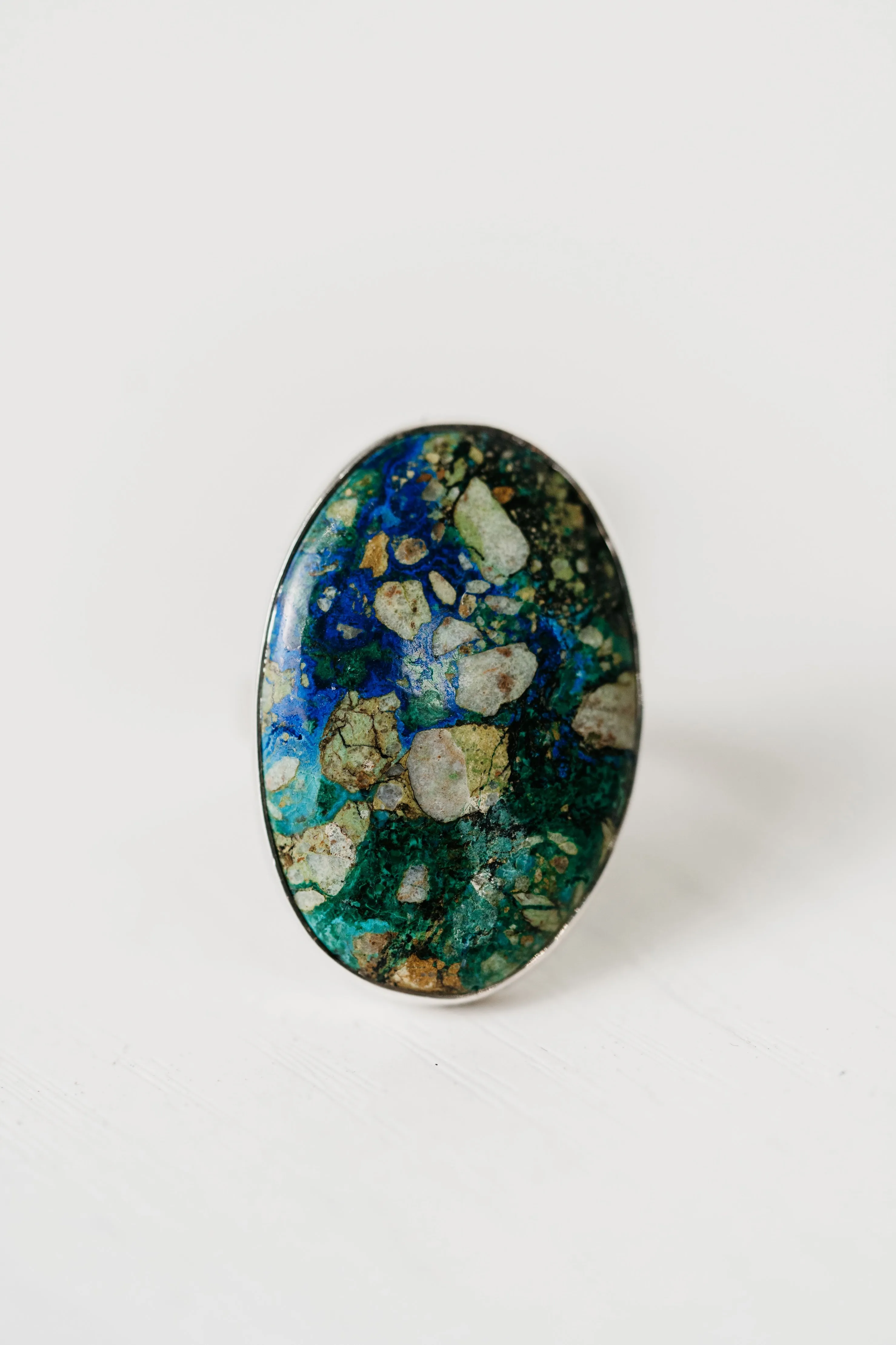 Ontario Ring | Morenci Azurite sold by Goldie Lew product image thumbnail 3