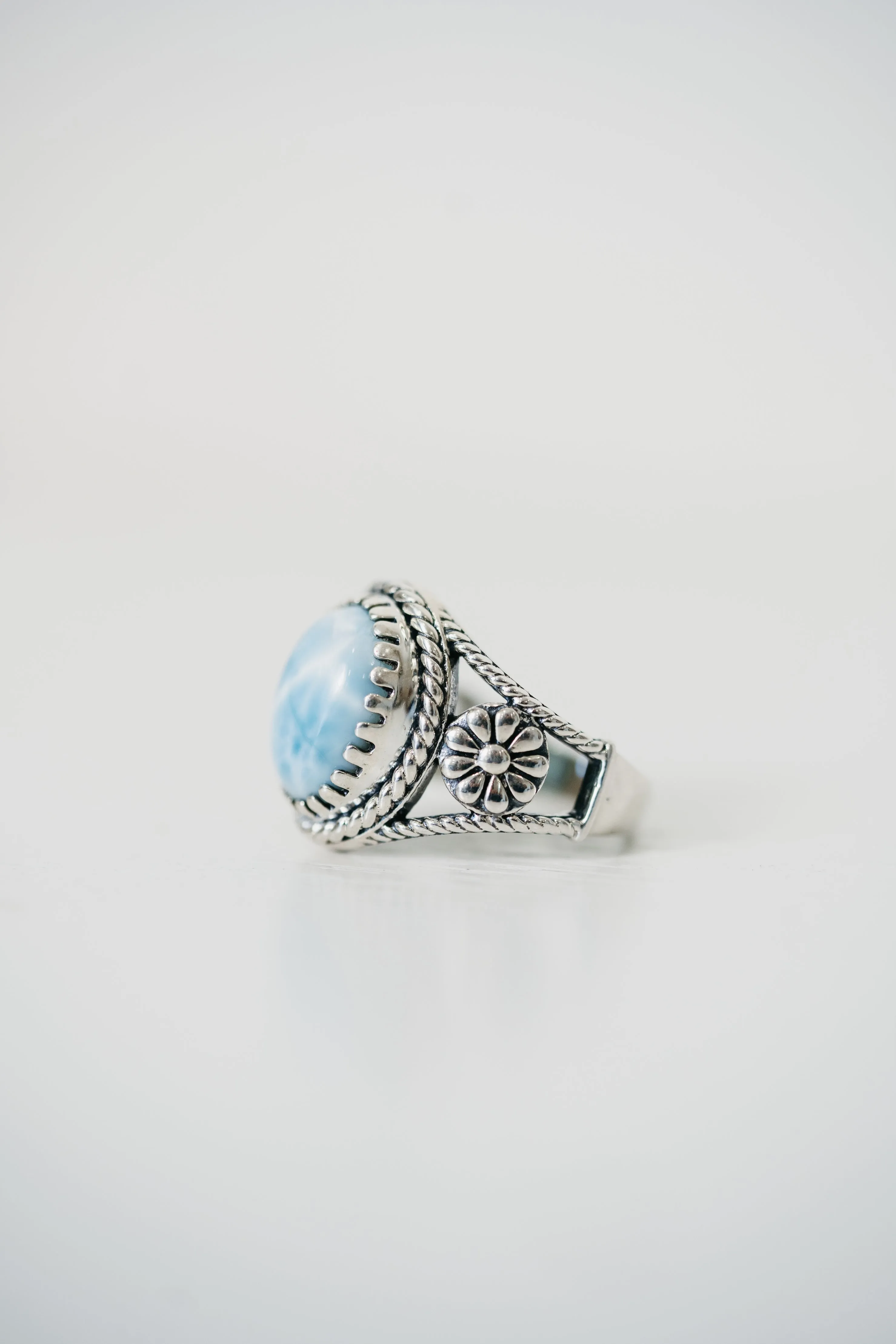Lee Ring | Larimar sold by Goldie Lew product image thumbnail 3