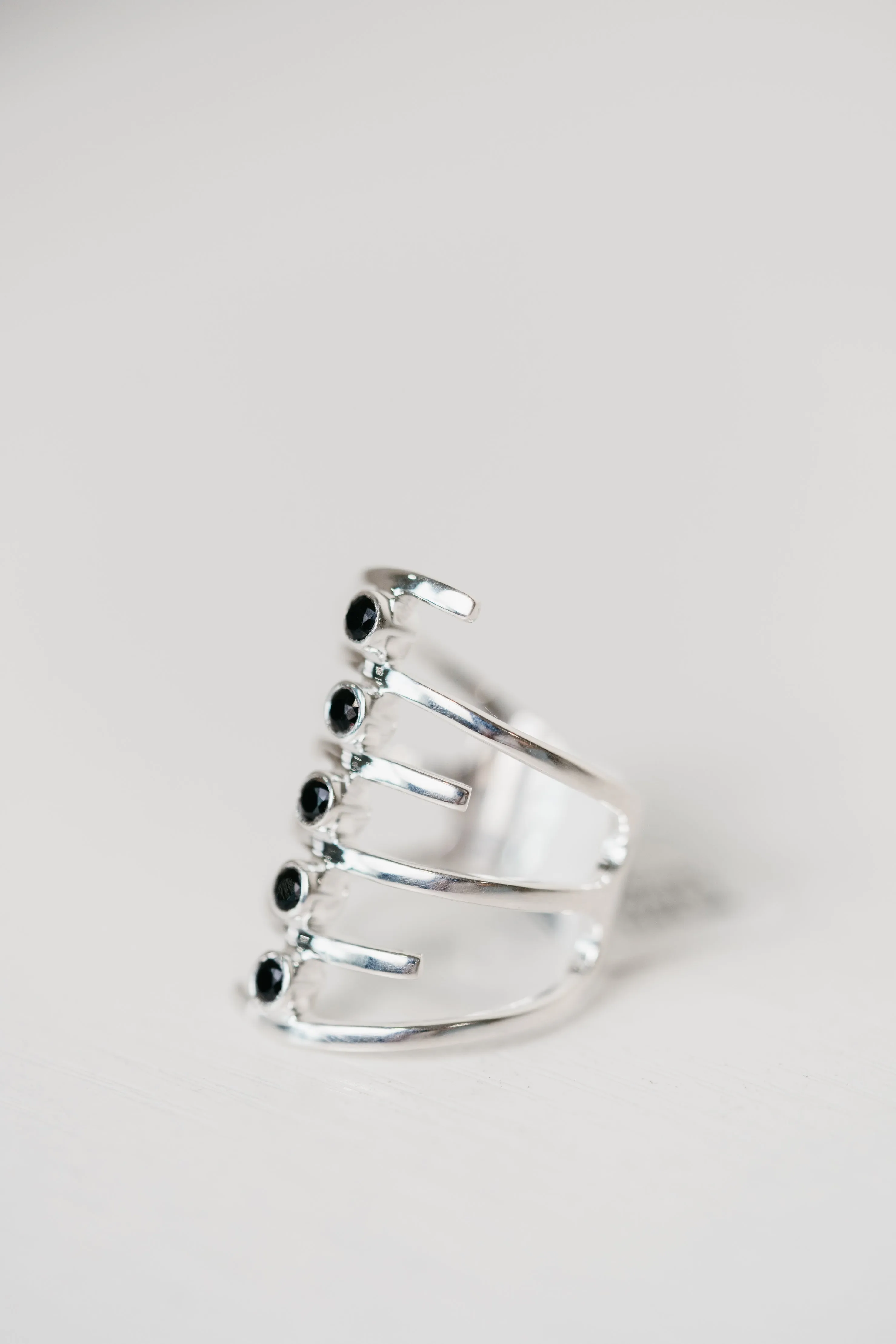 Myra Ring | Black Onyx sold by Goldie Lew product image thumbnail 3