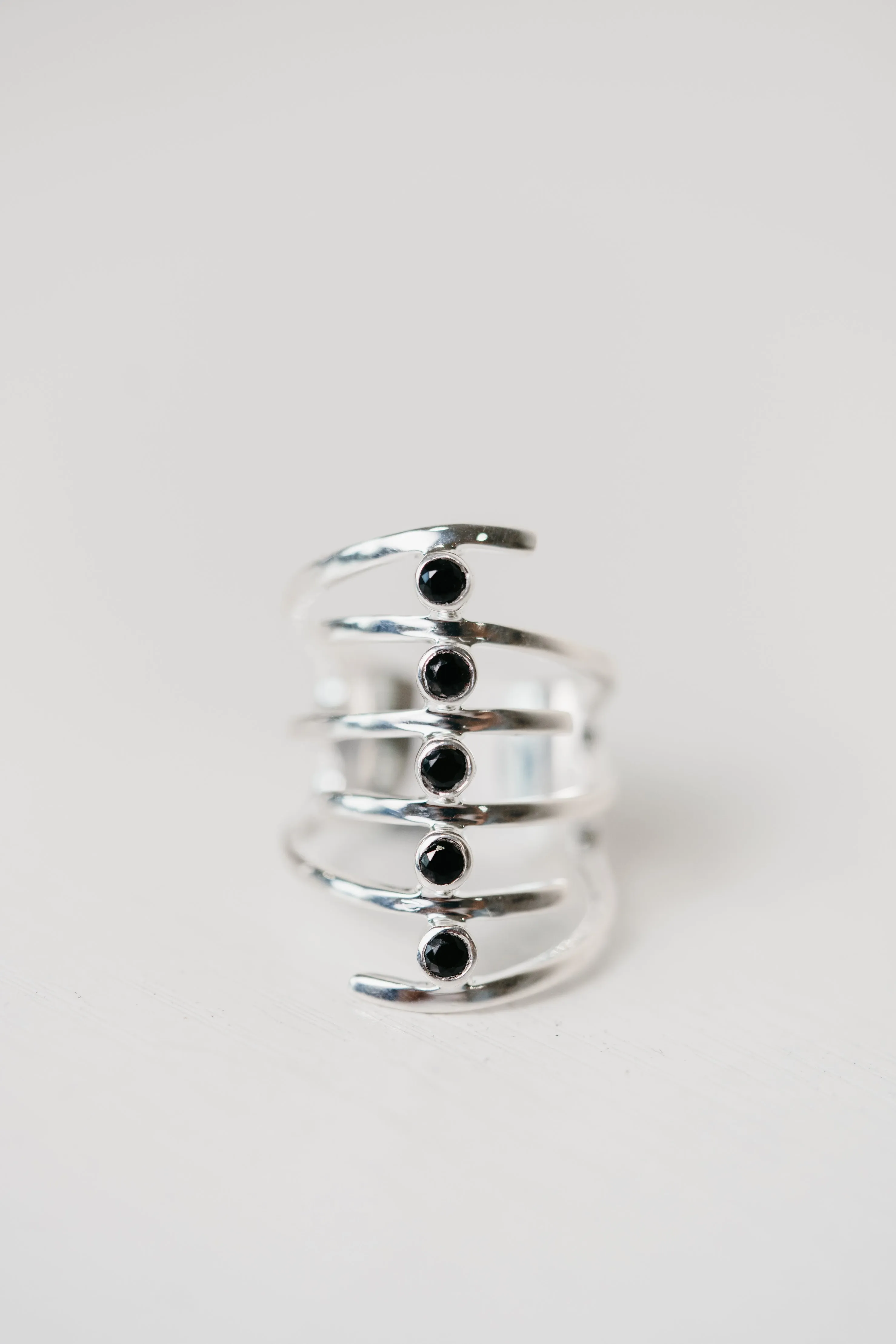 Myra Ring | Black Onyx sold by Goldie Lew product image thumbnail 2