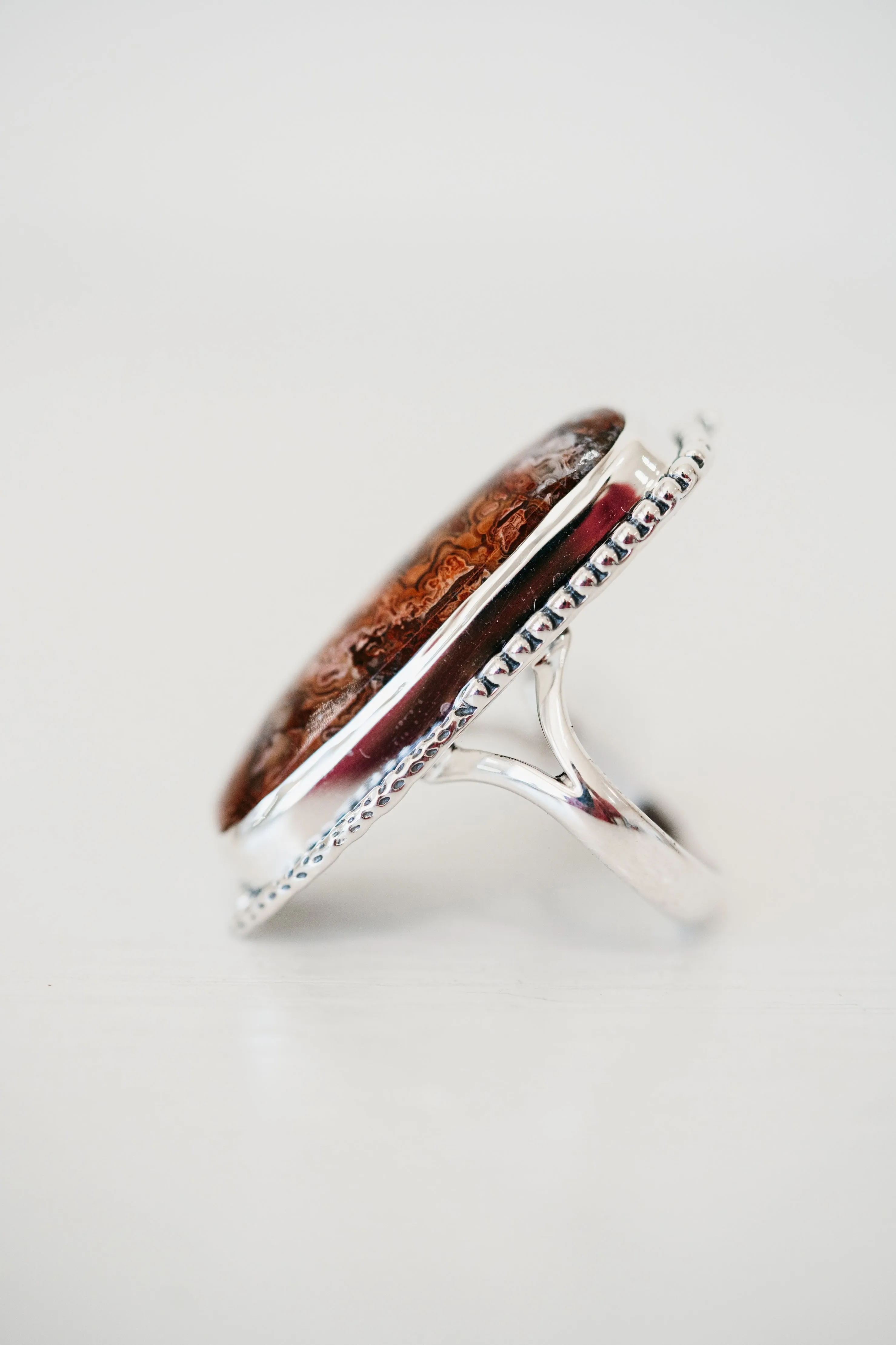 Bambi Ring | Crazy Lace Agate sold by Goldie Lew product image thumbnail 3