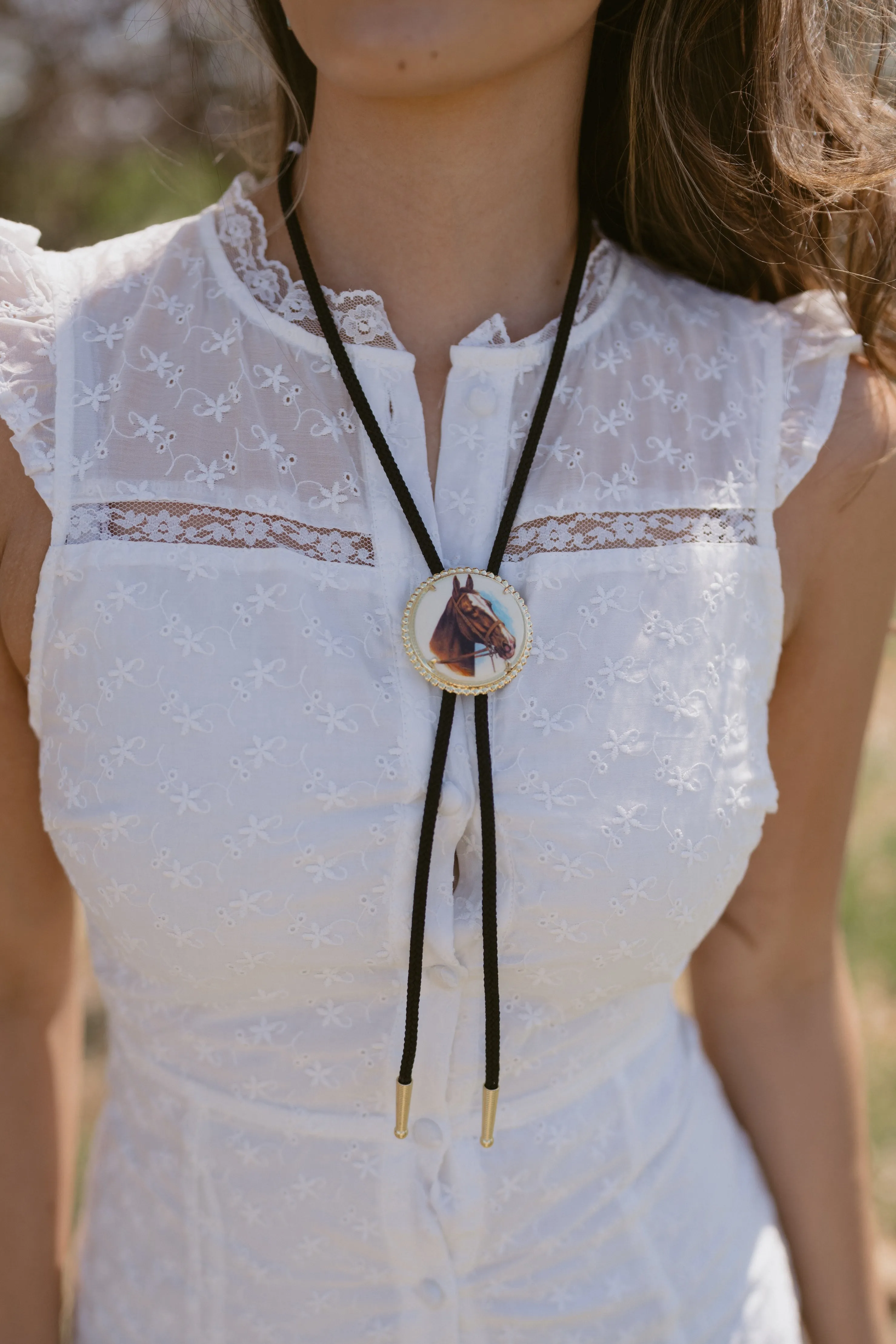 Paso Fino Bolo Tie sold by Goldie Lew