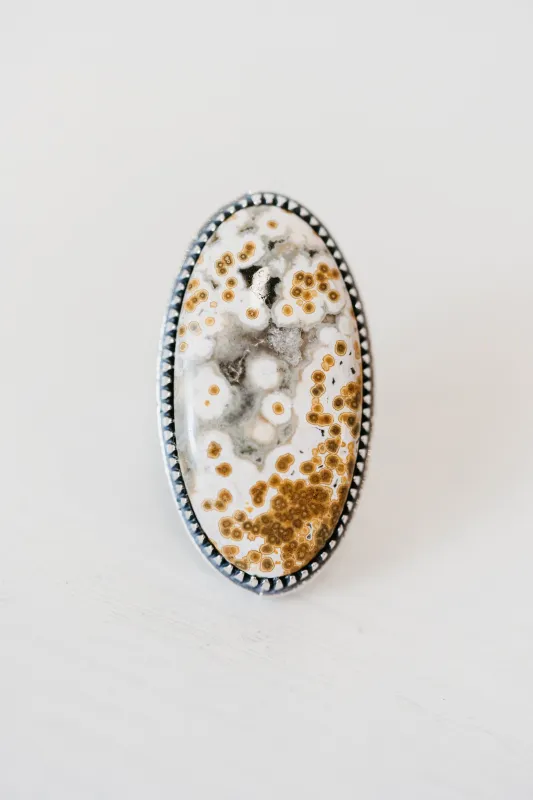 Ondina Ring | Ocean Jasper made by Goldie Lew