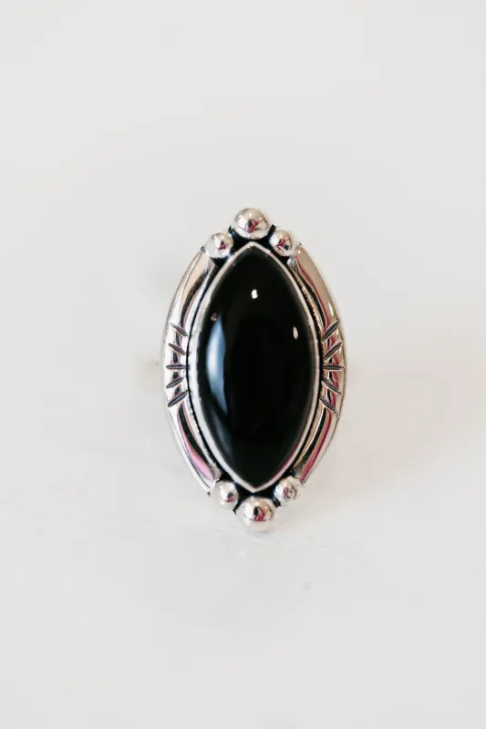 Cassandra Ring | Black Onyx made by Goldie Lew