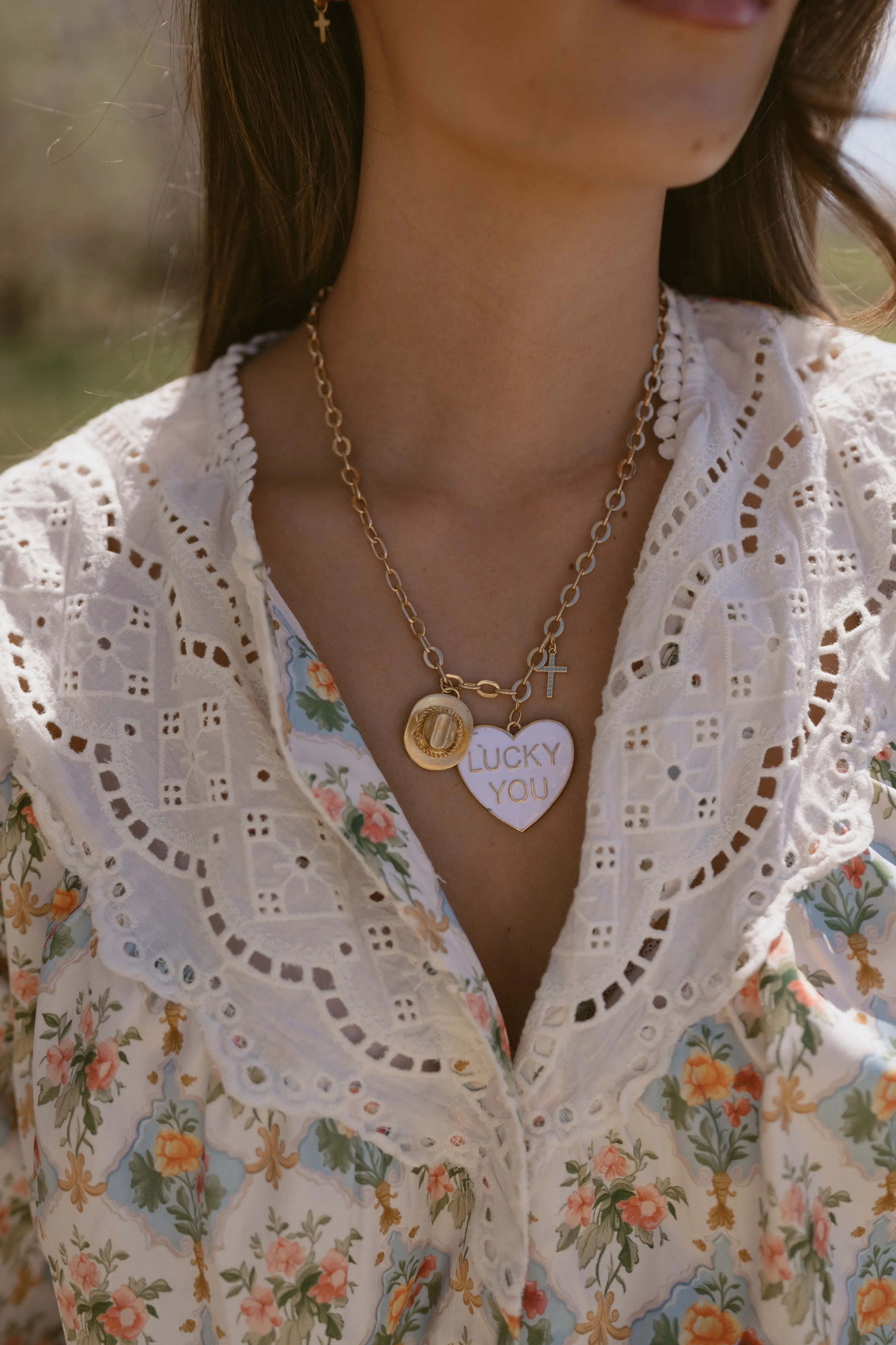 Lucky You Necklace #1 sold by Goldie Lew product image thumbnail 2