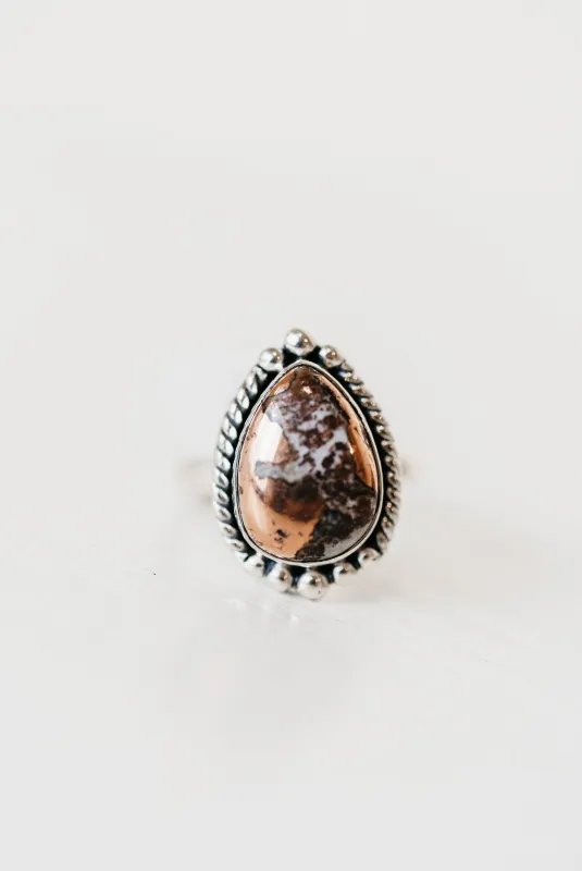 Zahara Ring | Copper Dolomite made by Goldie Lew