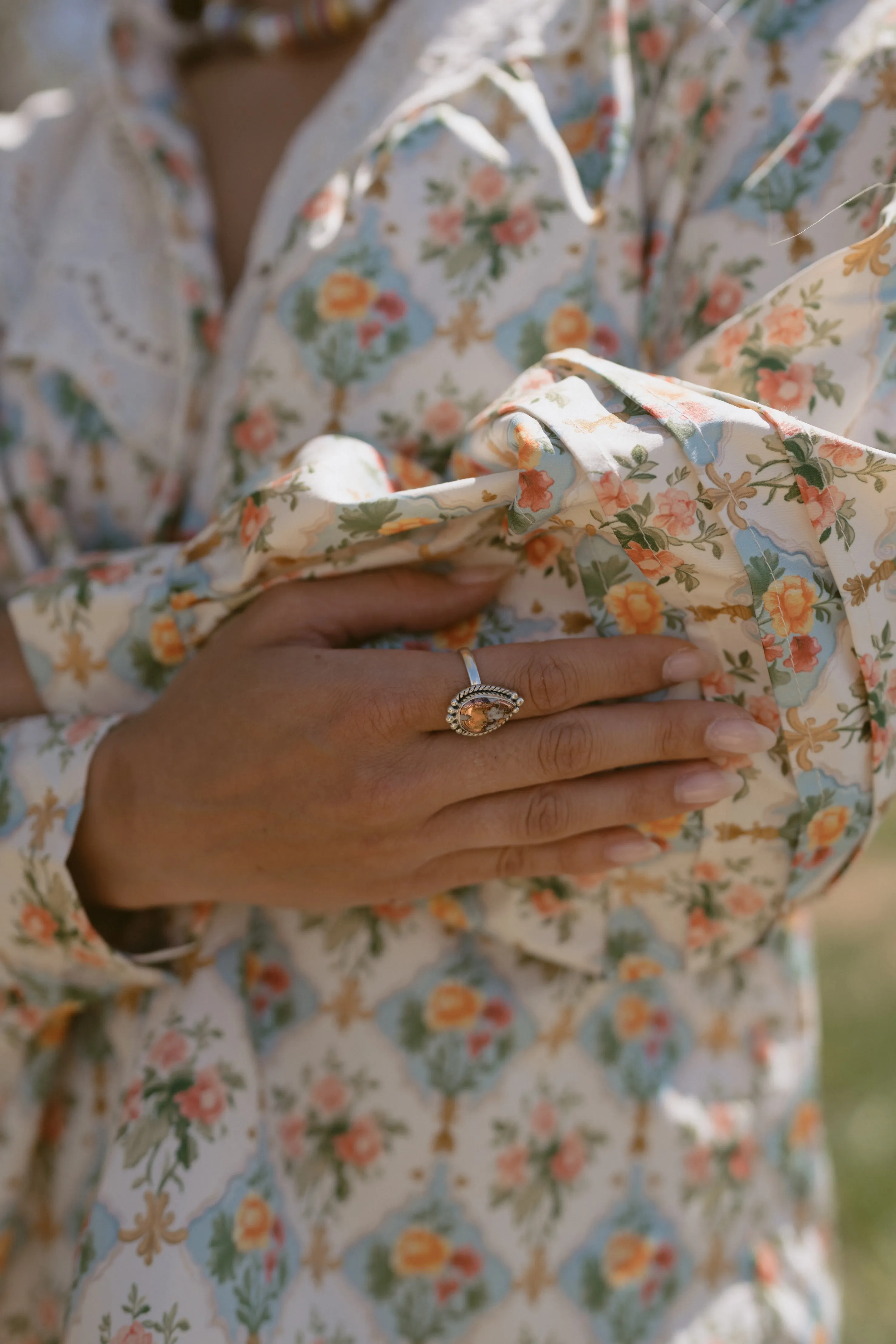 Zahara Ring | Copper Dolomite sold by Goldie Lew product image thumbnail 2