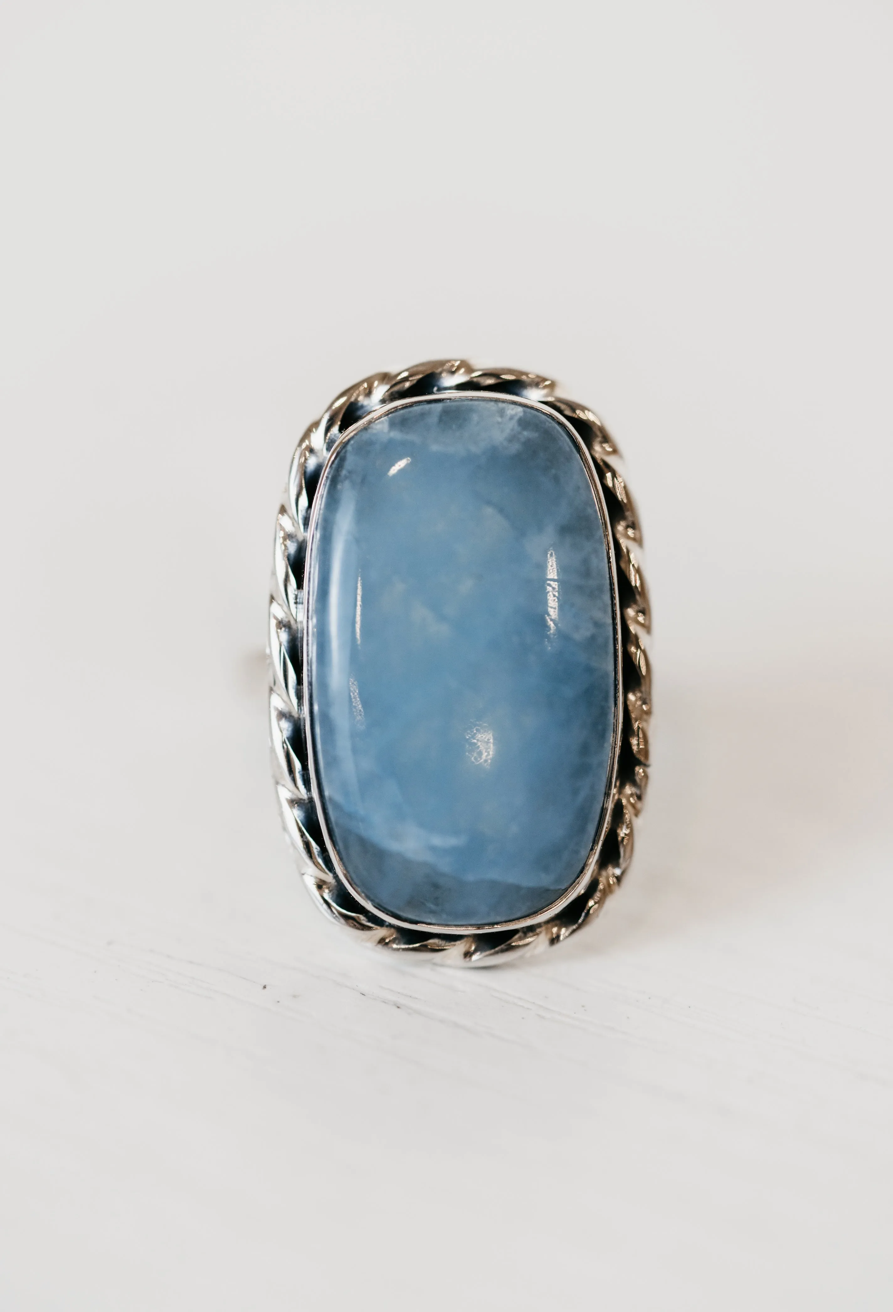 Jennifer Ring | Aquamarine sold by Goldie Lew product image thumbnail 3