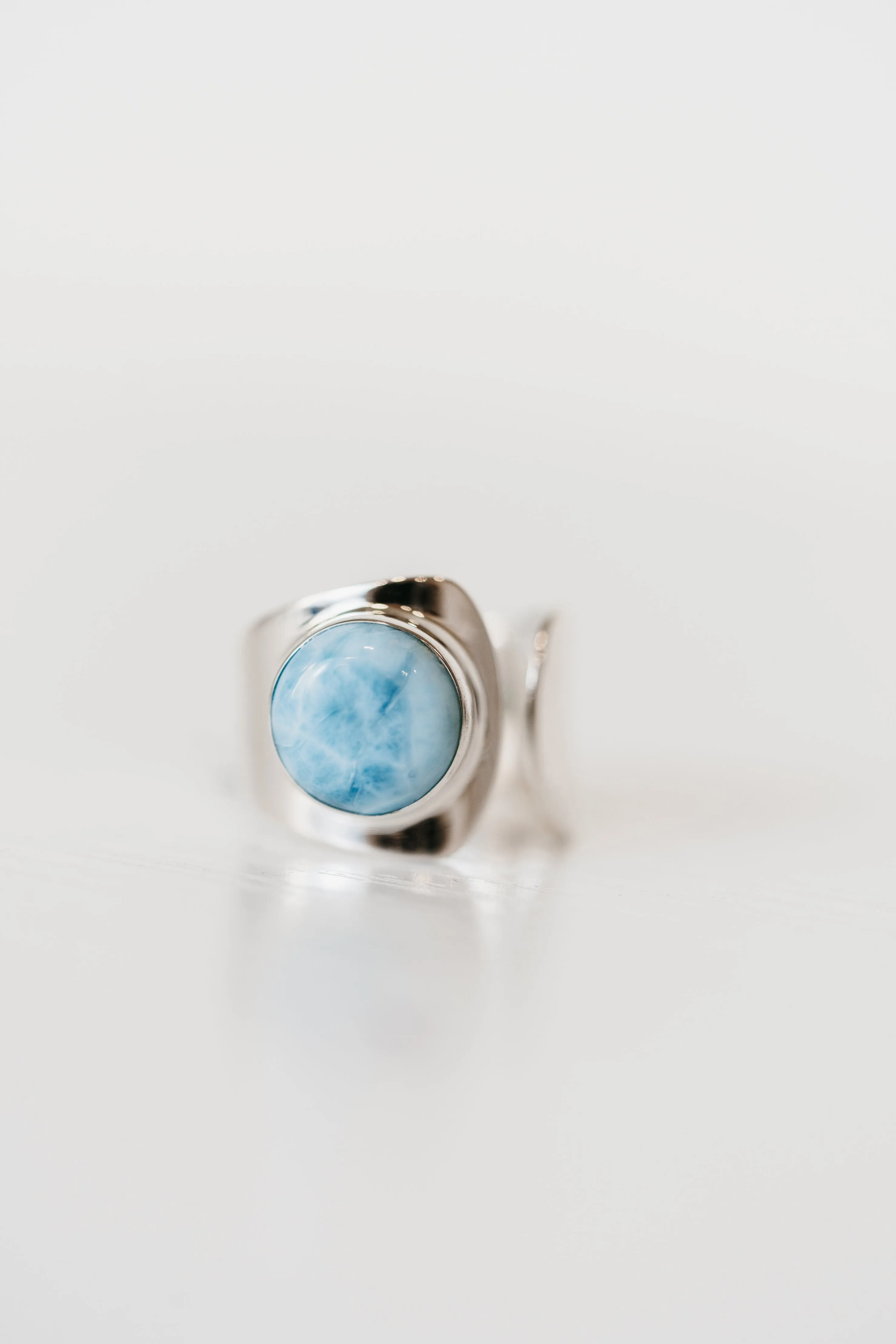 Foster Ring | Larimar sold by Goldie Lew product image thumbnail 2