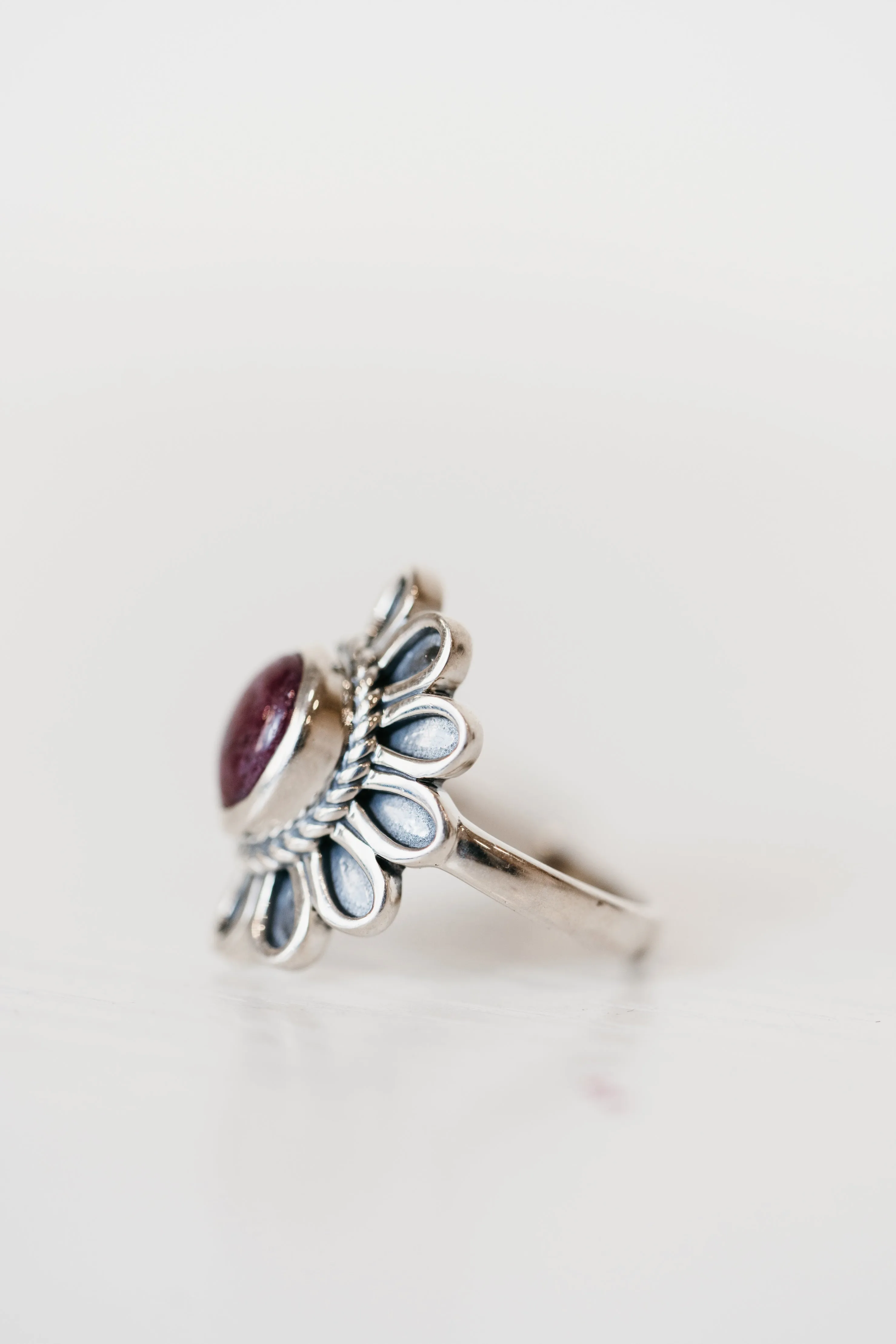 Begonia Ring | Ruby sold by Goldie Lew product image thumbnail 3