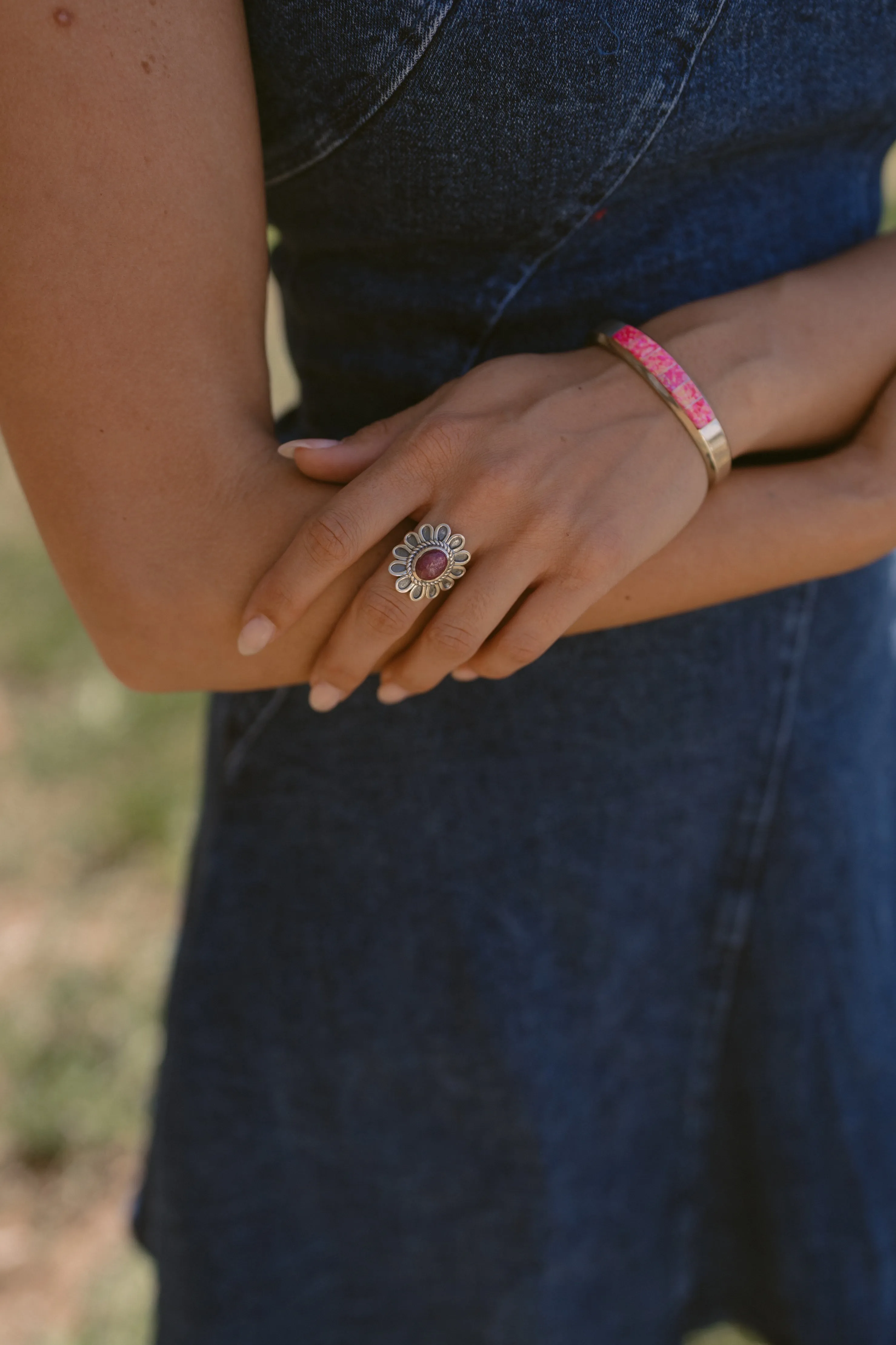 Begonia Ring | Ruby sold by Goldie Lew product image thumbnail 2