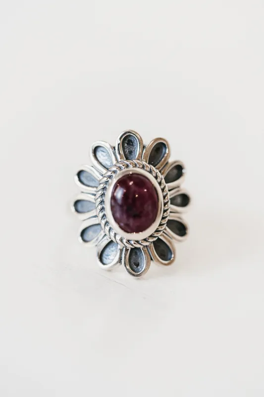 Begonia Ring | Ruby made by Goldie Lew