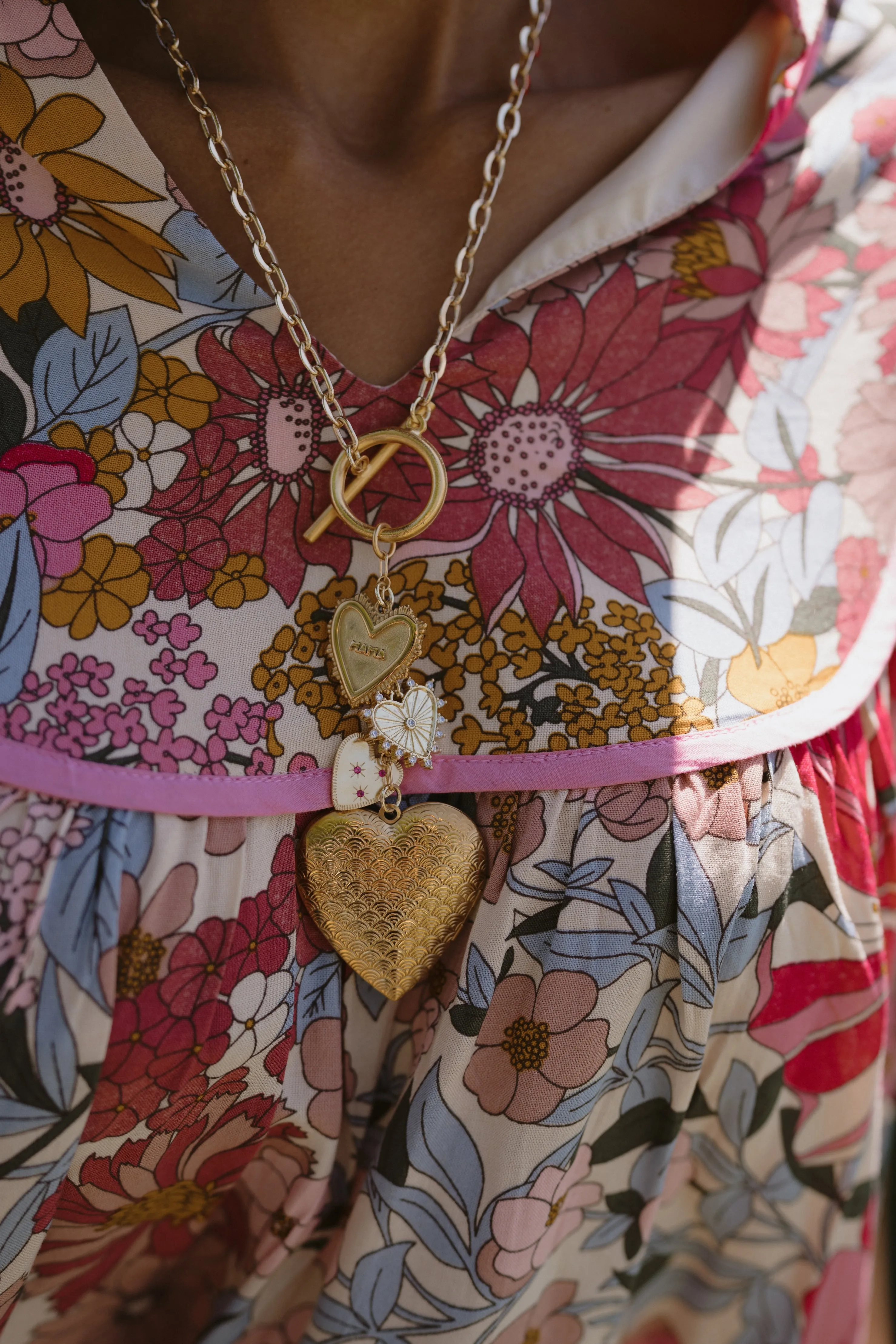 Heart of Our Home Necklace sold by Goldie Lew