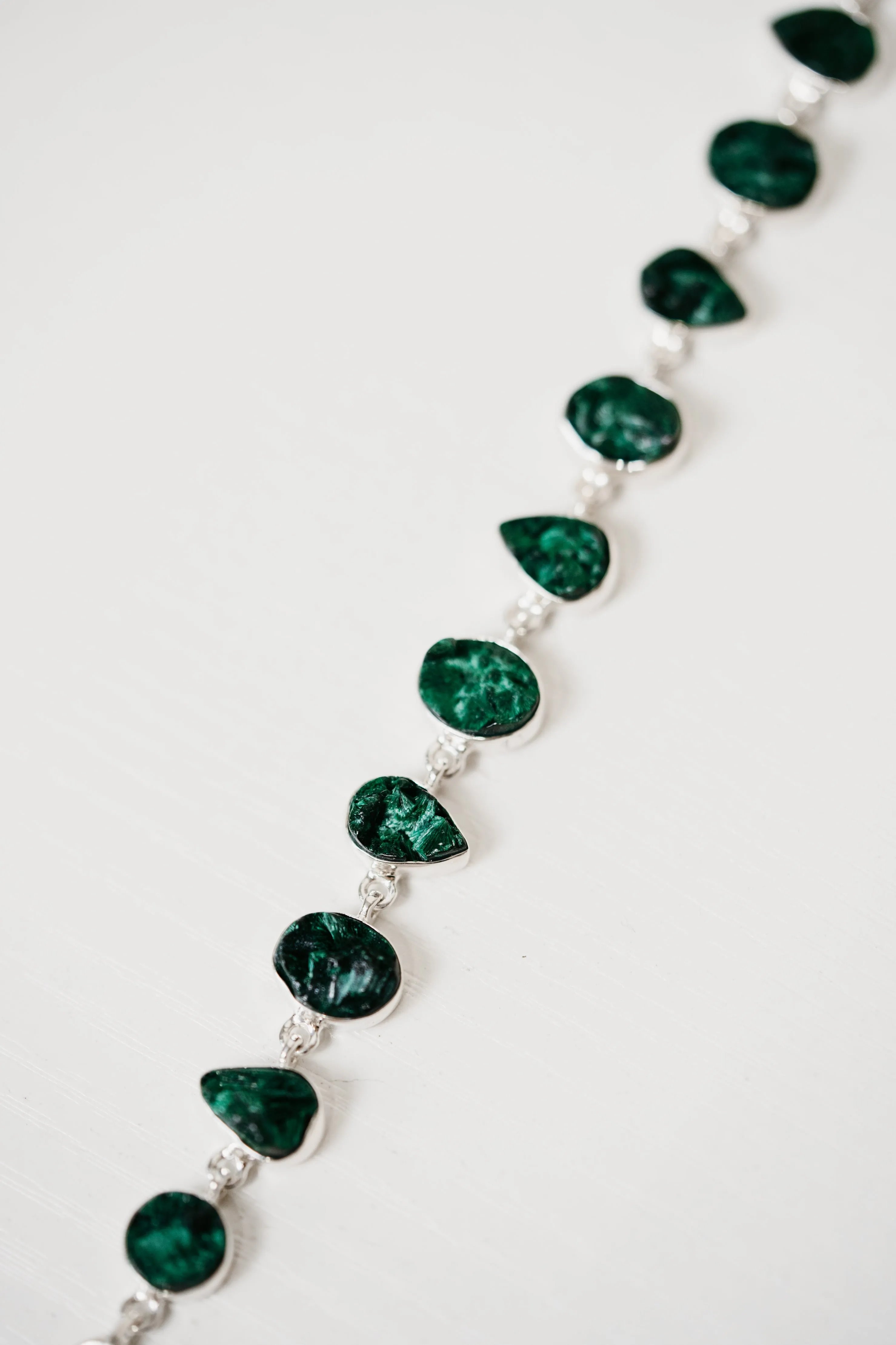 Verdelle Bracelet | Malachite Fiber sold by Goldie Lew product image thumbnail 2