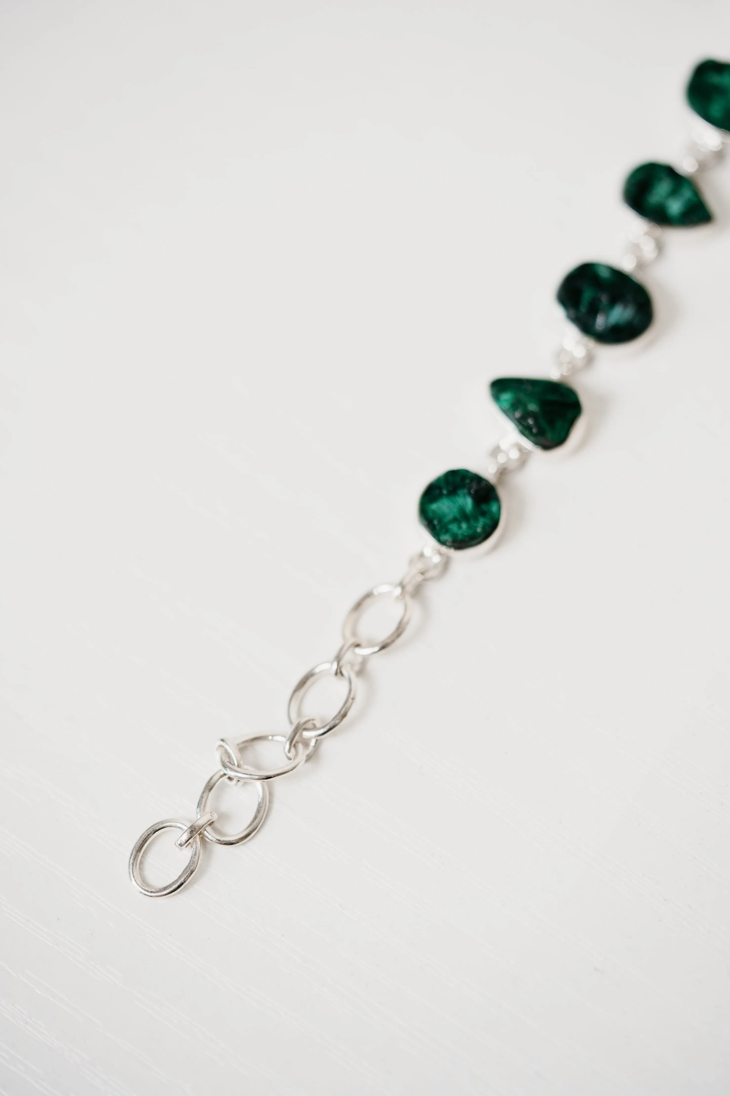 Verdelle Bracelet | Malachite Fiber sold by Goldie Lew product image thumbnail 3