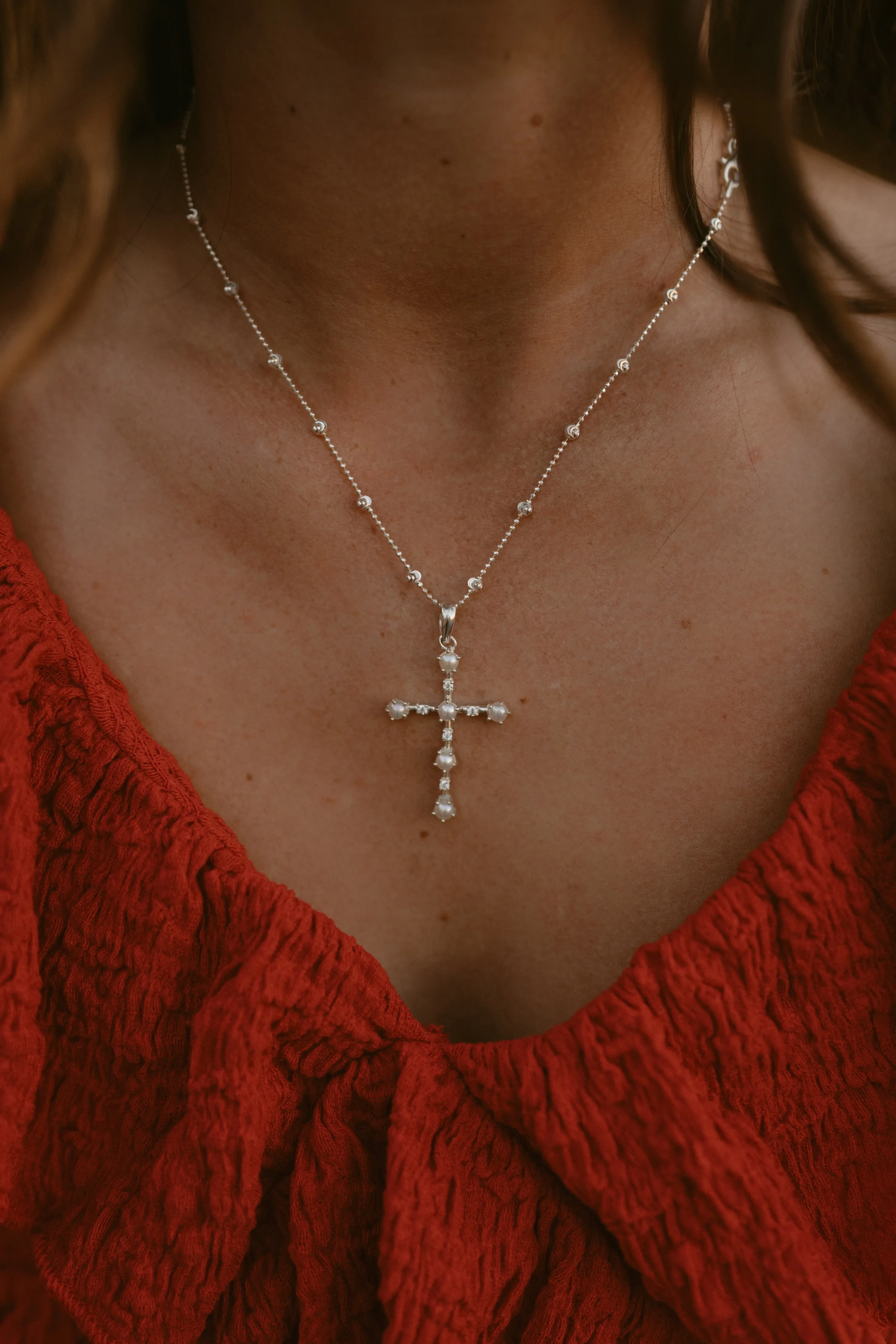 Pearly Girl Necklace | #2 sold by Goldie Lew product image thumbnail 2