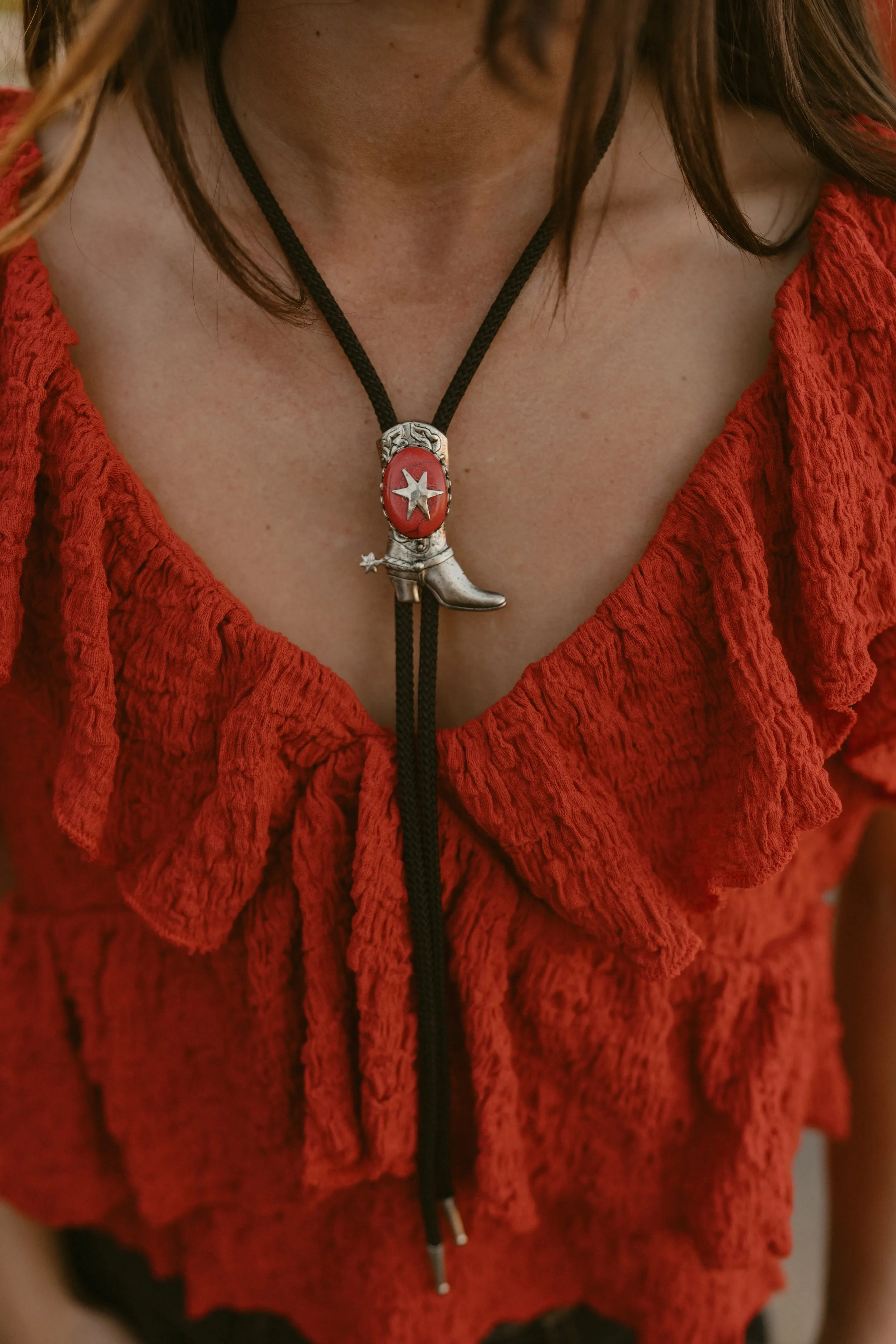 American Sweetheart Bolo Tie sold by Goldie Lew product image thumbnail 2