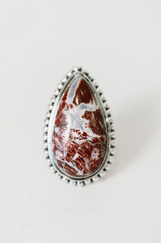 Acosta Ring | Red Jasper made by Goldie Lew