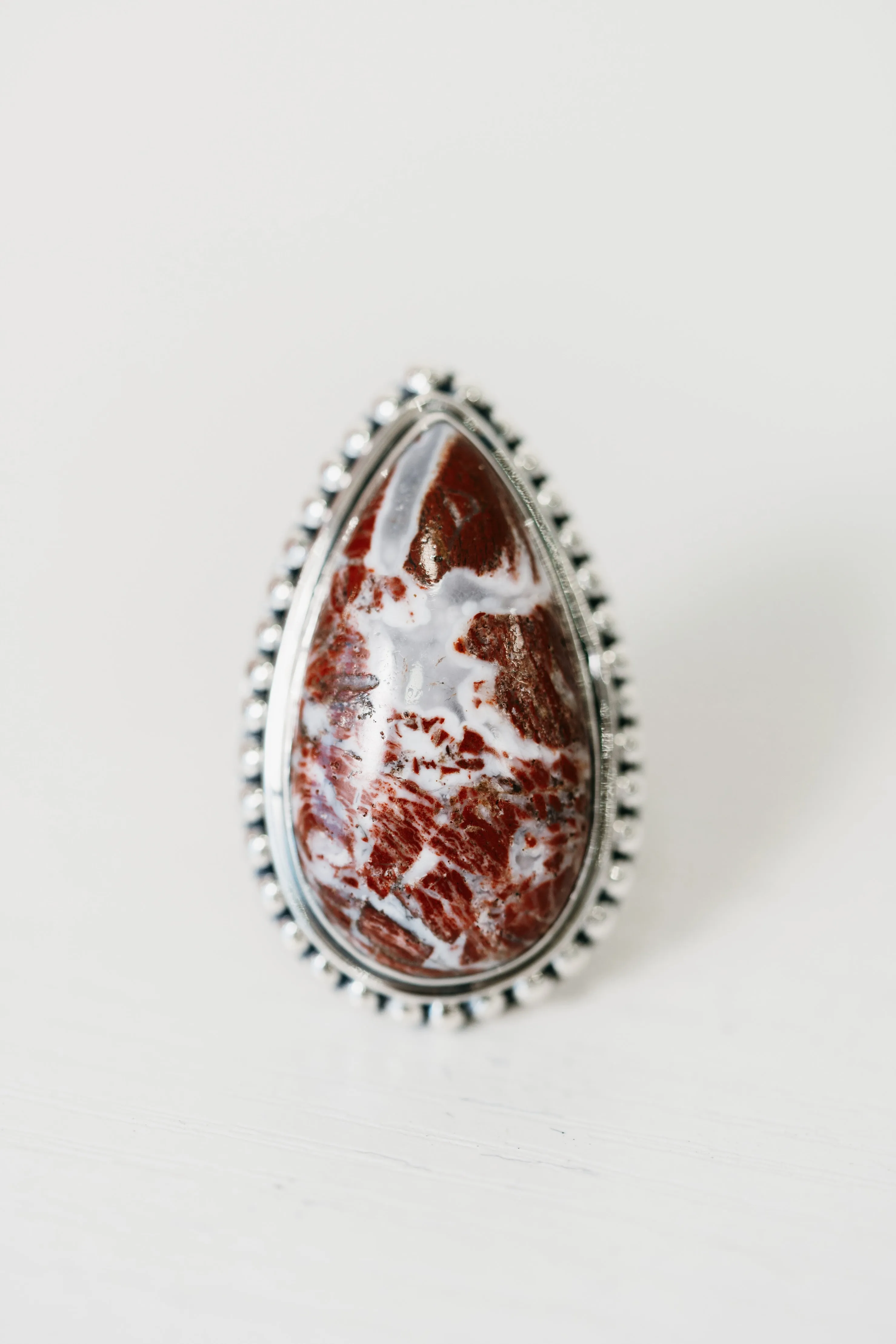 Acosta Ring | Red Jasper sold by Goldie Lew