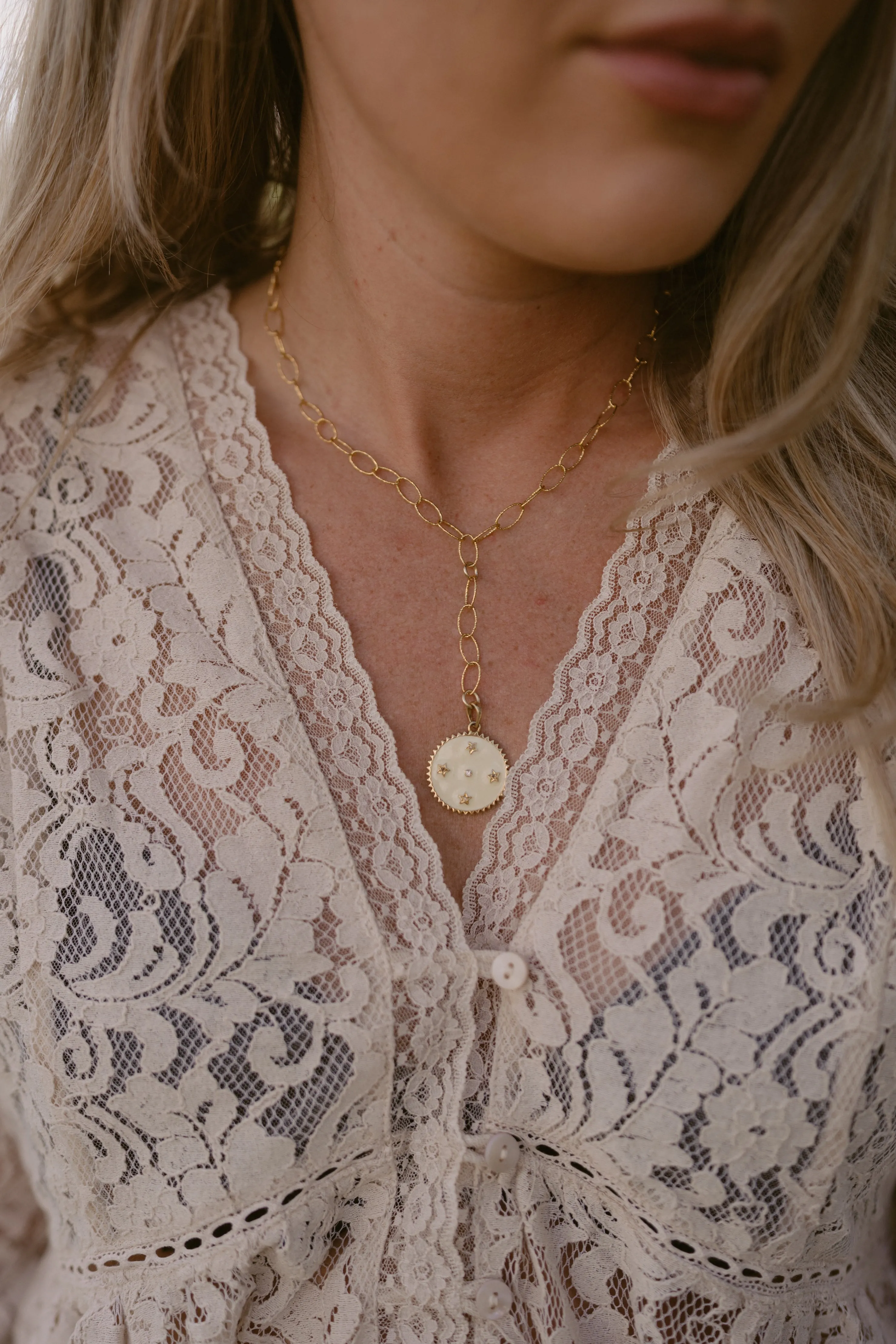 Moonlace Necklace sold by Goldie Lew product image thumbnail 2
