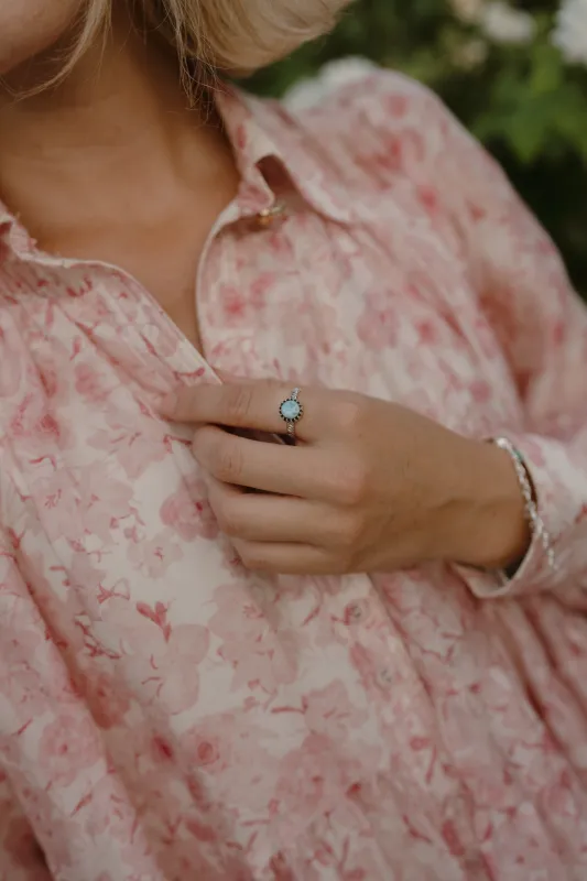 Sanford Ring | Larimar made by Goldie Lew