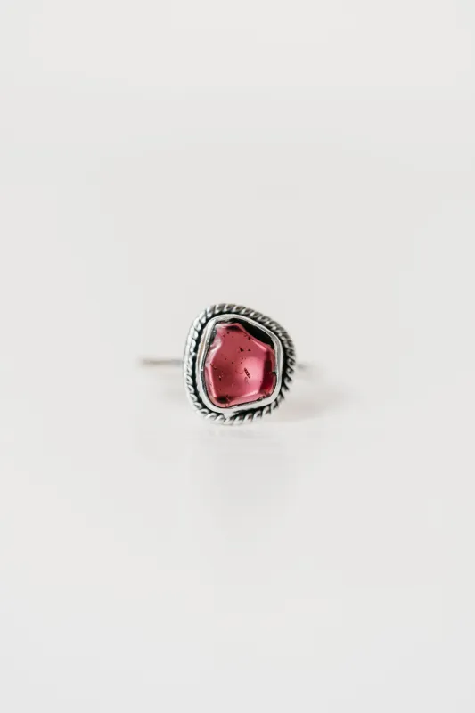 Tamrynn Ring | Red Garnet made by Goldie Lew