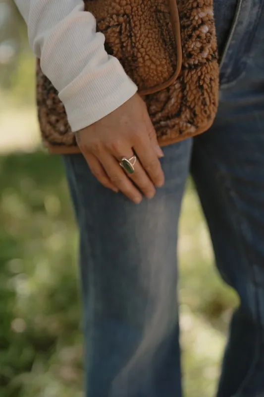 Boden Ring | Nephrite Jade made by Goldie Lew
