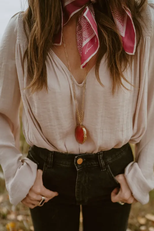 Pink Lady Necklace sold by Goldie Lew