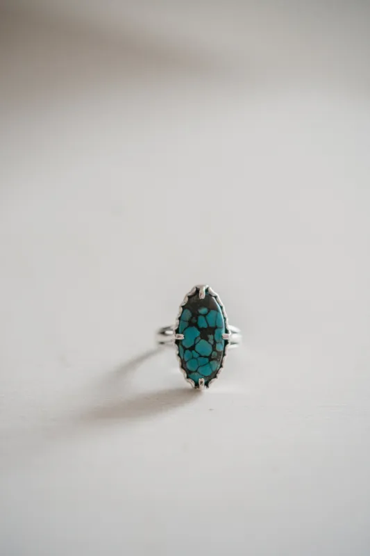 Bridget Ring | Tibetan Turquoise made by Goldie Lew