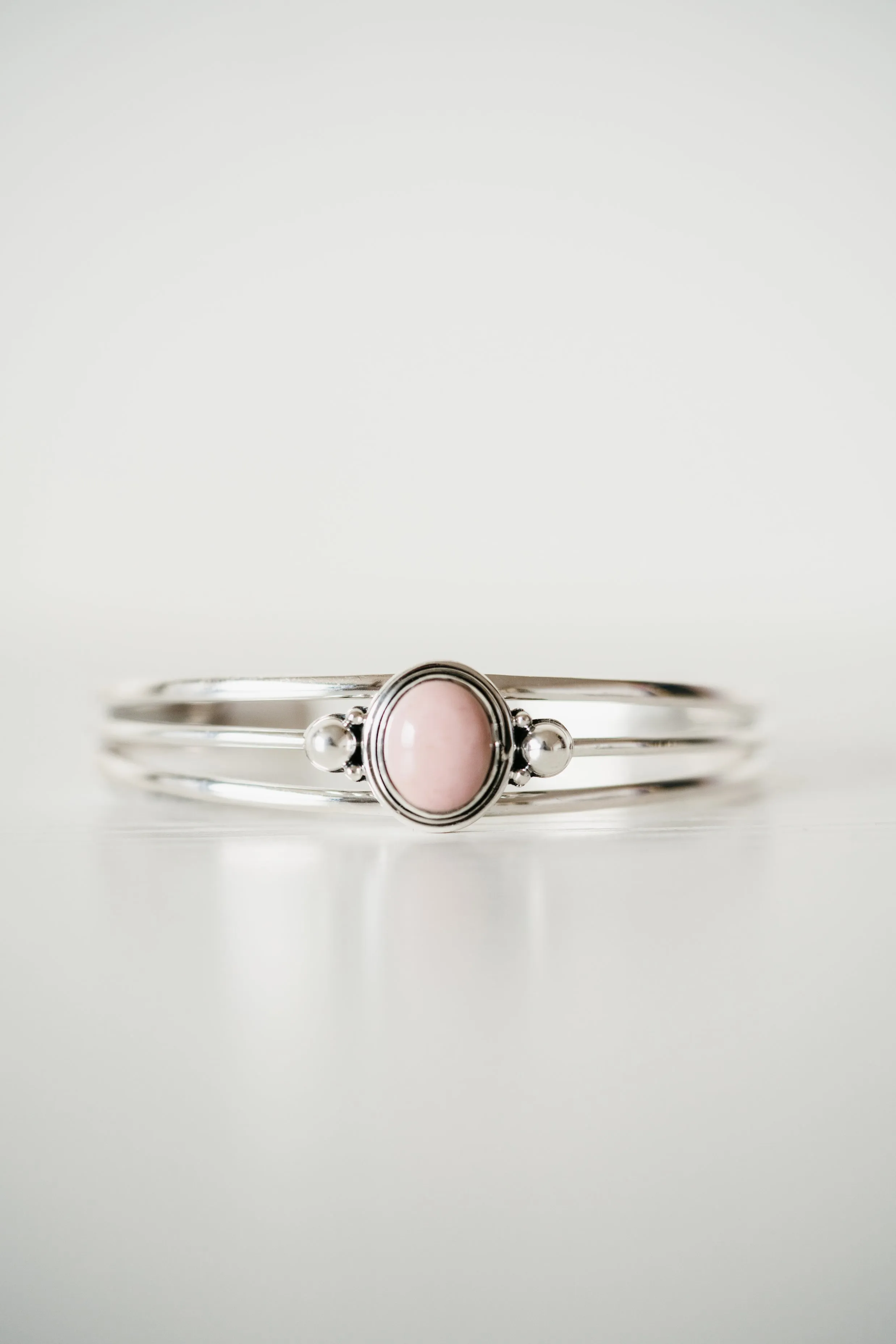 Huckle Cuff | Pink Opal sold by Goldie Lew product image thumbnail 2