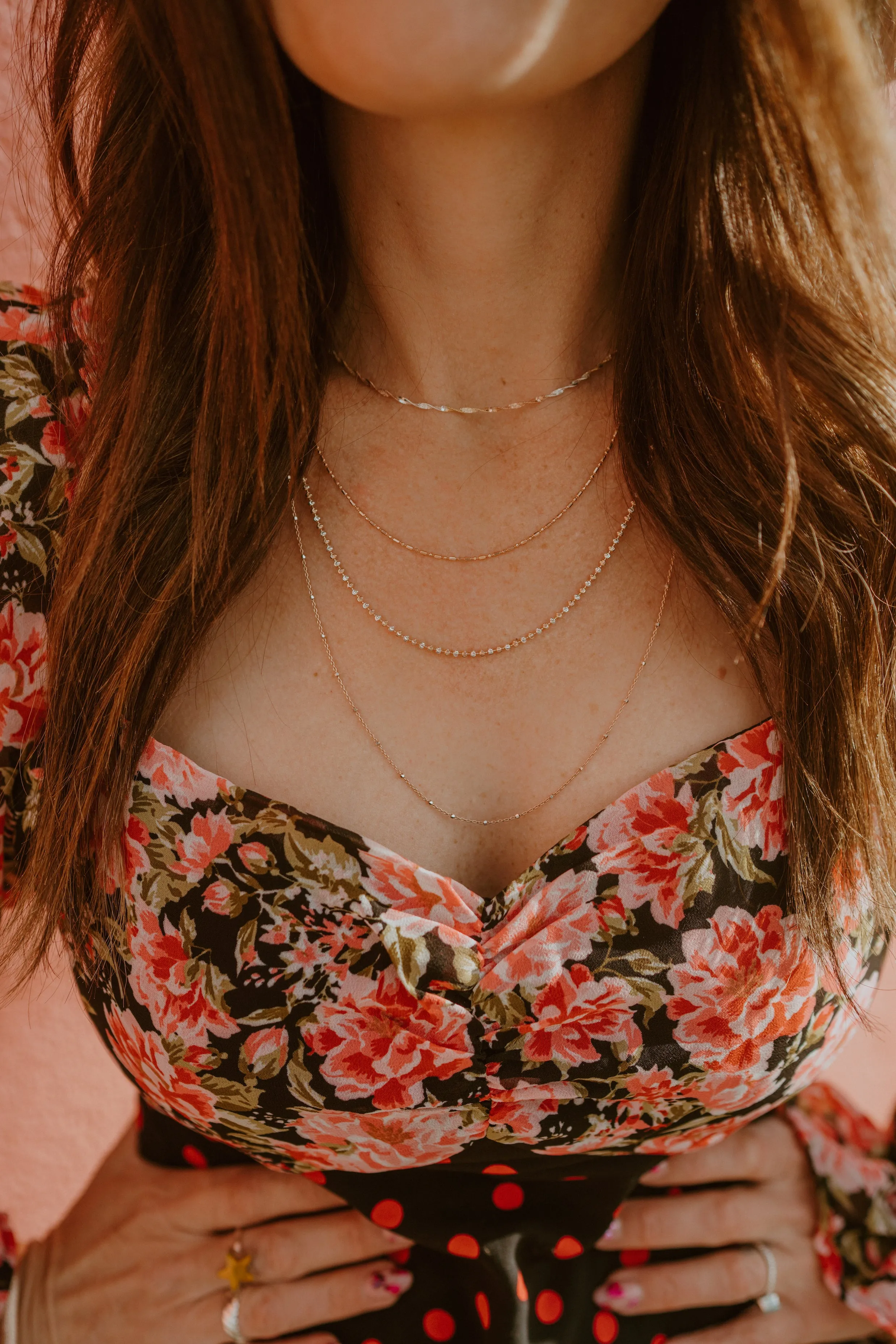 Rose Gold Necklace Set |#2 sold by Goldie Lew product image thumbnail 3