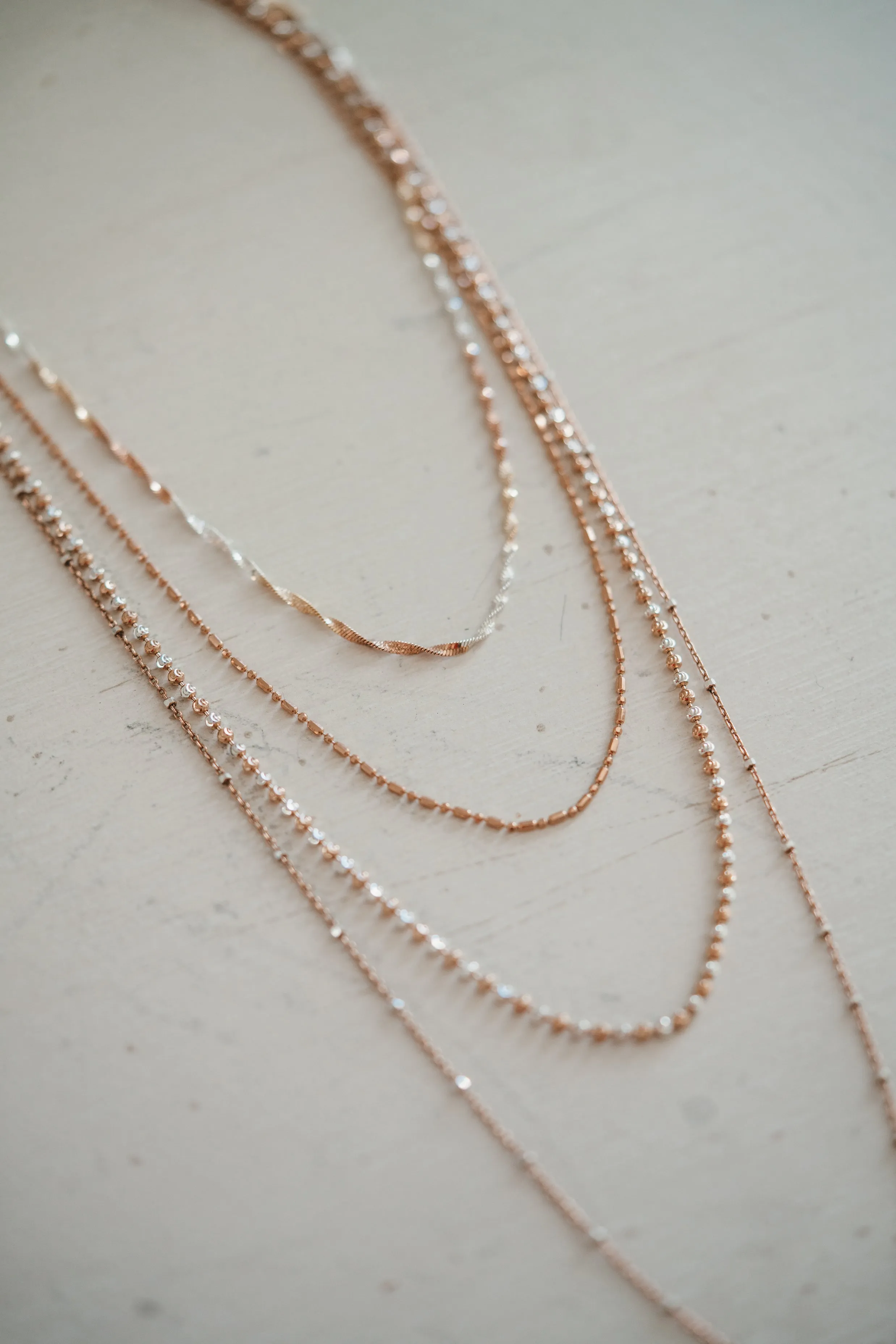 Rose Gold Necklace Set |#2 sold by Goldie Lew product image thumbnail 2