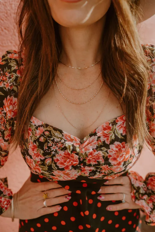 Rose Gold Necklace Set |#2 sold by Goldie Lew