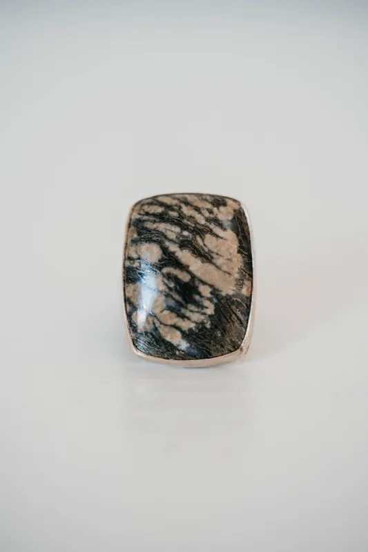 Vernon Ring | #2 | Feather Pyrite- FINAL SALE sold by Goldie Lew