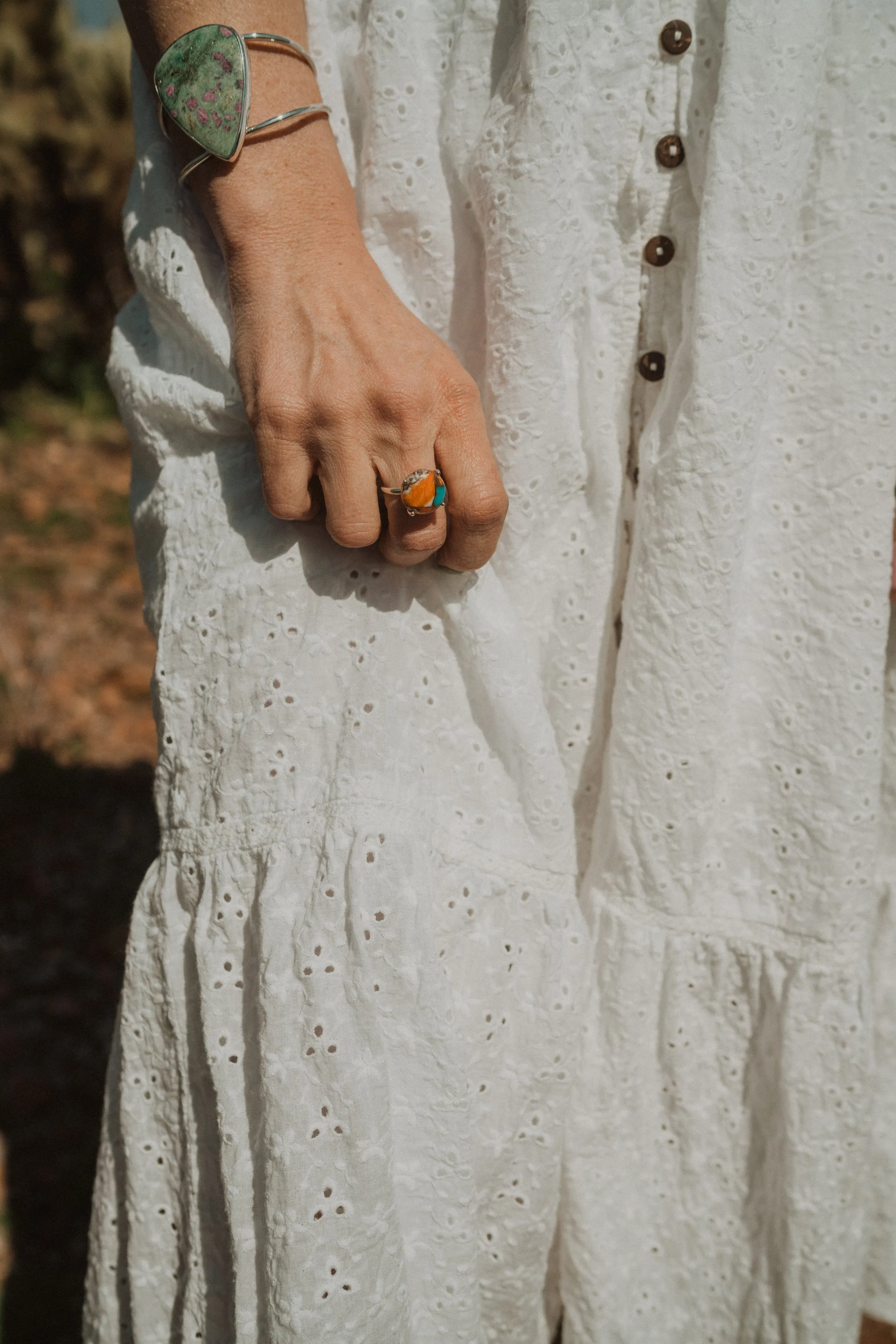Maleficent Ring | Spiny Turquoise sold by Goldie Lew product image thumbnail 3