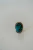Curtis Ring | Carved Turquoise sold by Goldie Lew