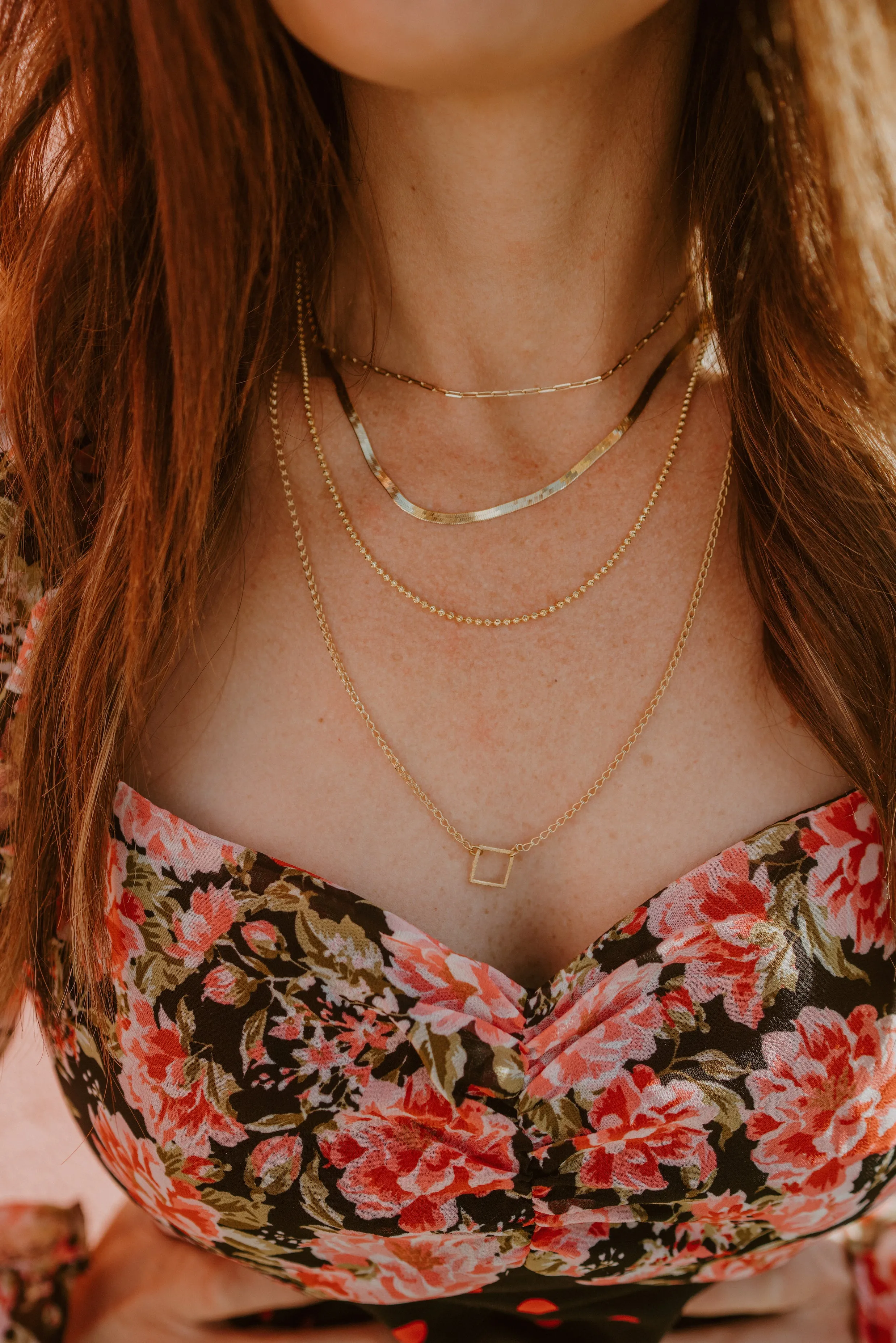Gold Necklace Set #14 sold by Goldie Lew product image thumbnail 2