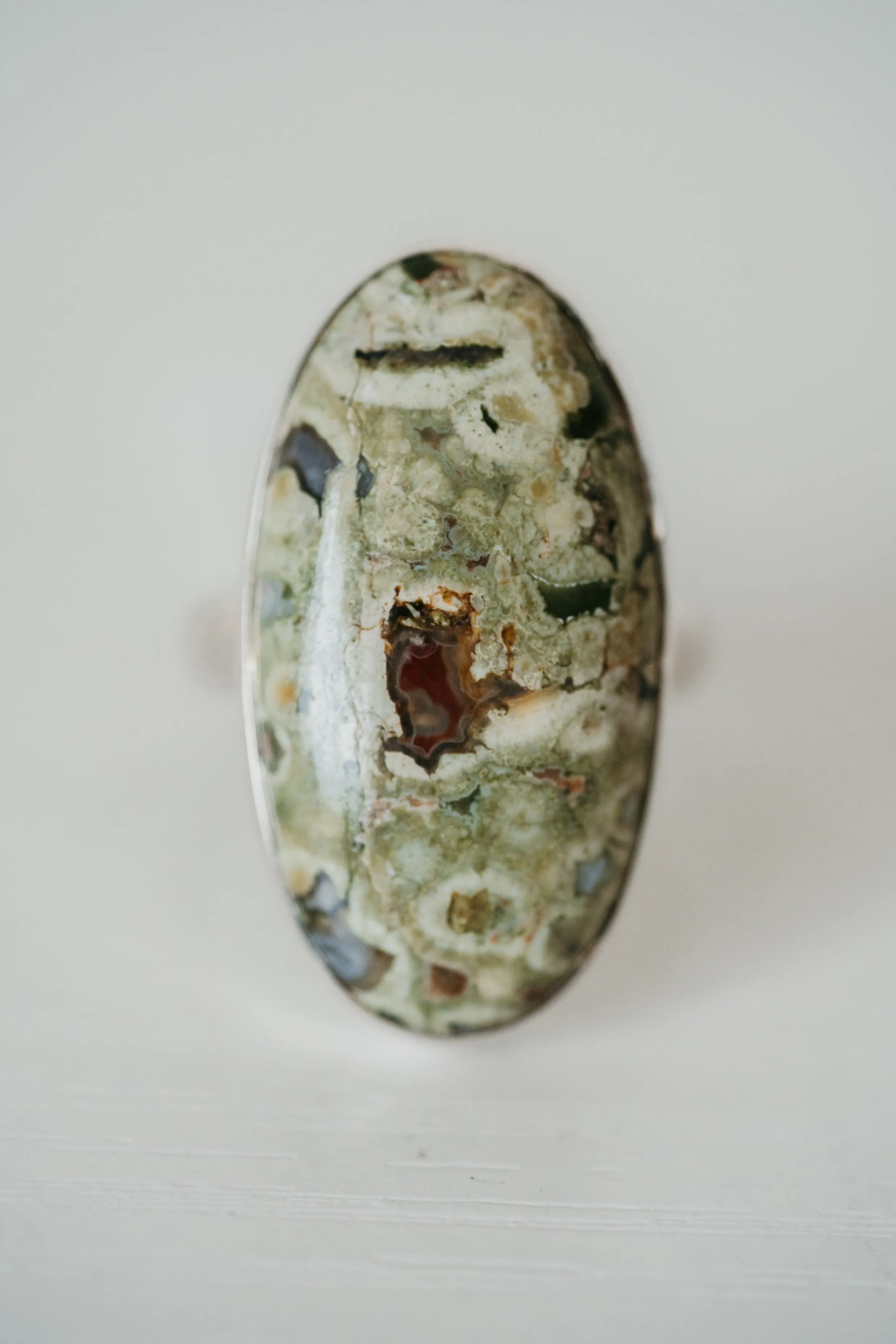 Felecia Ring | Rainforest Jasper sold by Goldie Lew product image thumbnail 5