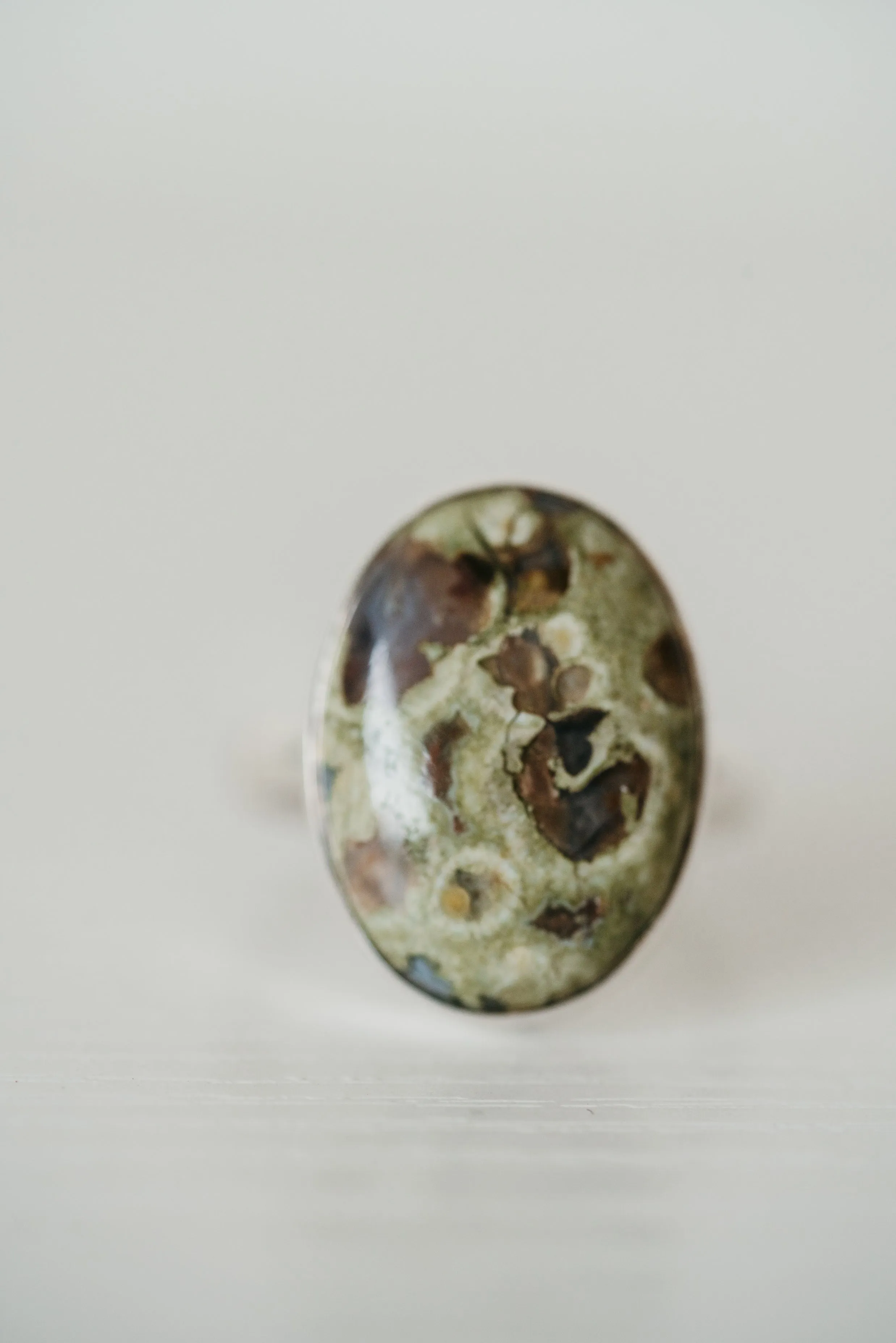 Felecia Ring | Rainforest Jasper sold by Goldie Lew