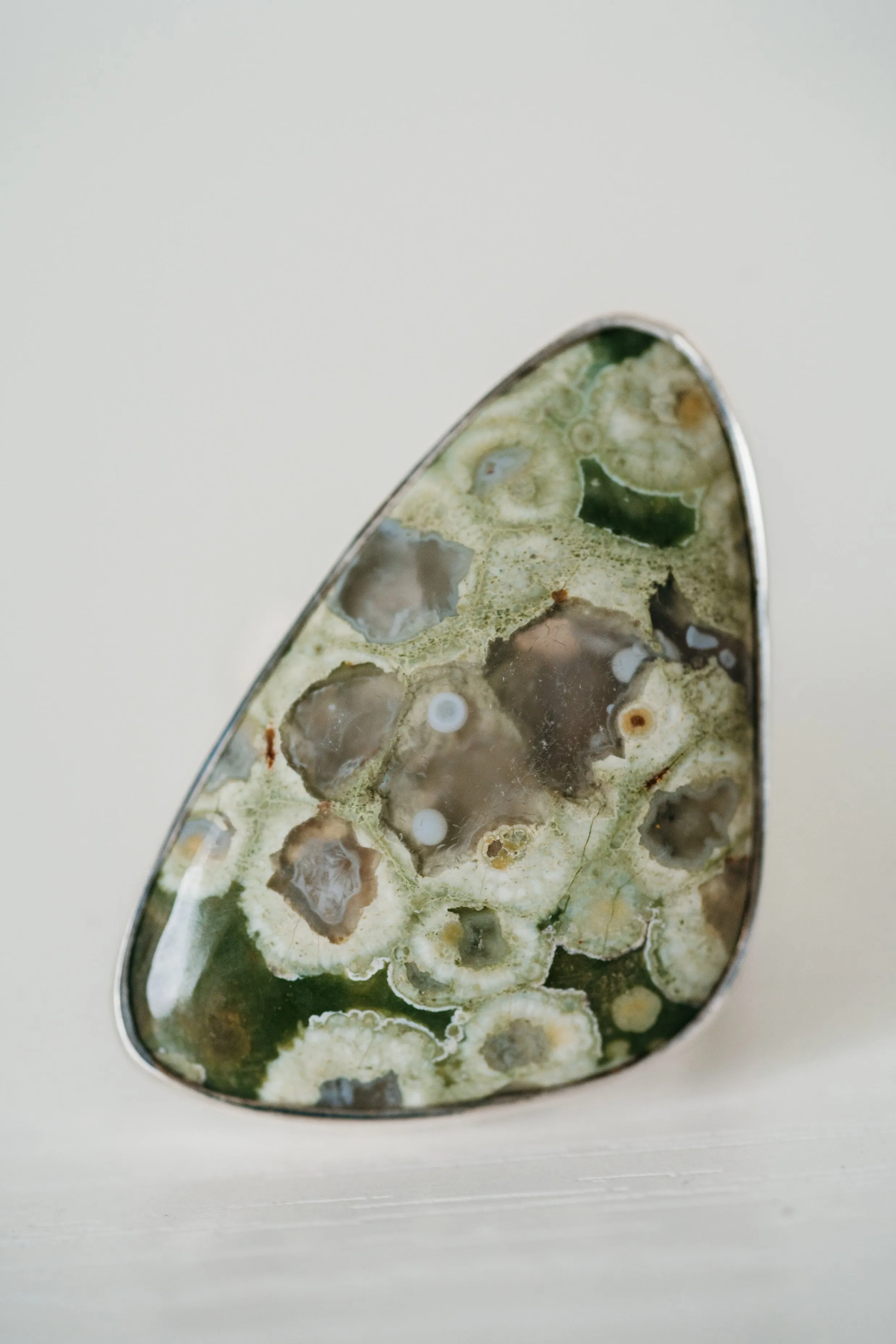 Felecia Ring | Rainforest Jasper sold by Goldie Lew product image thumbnail 4