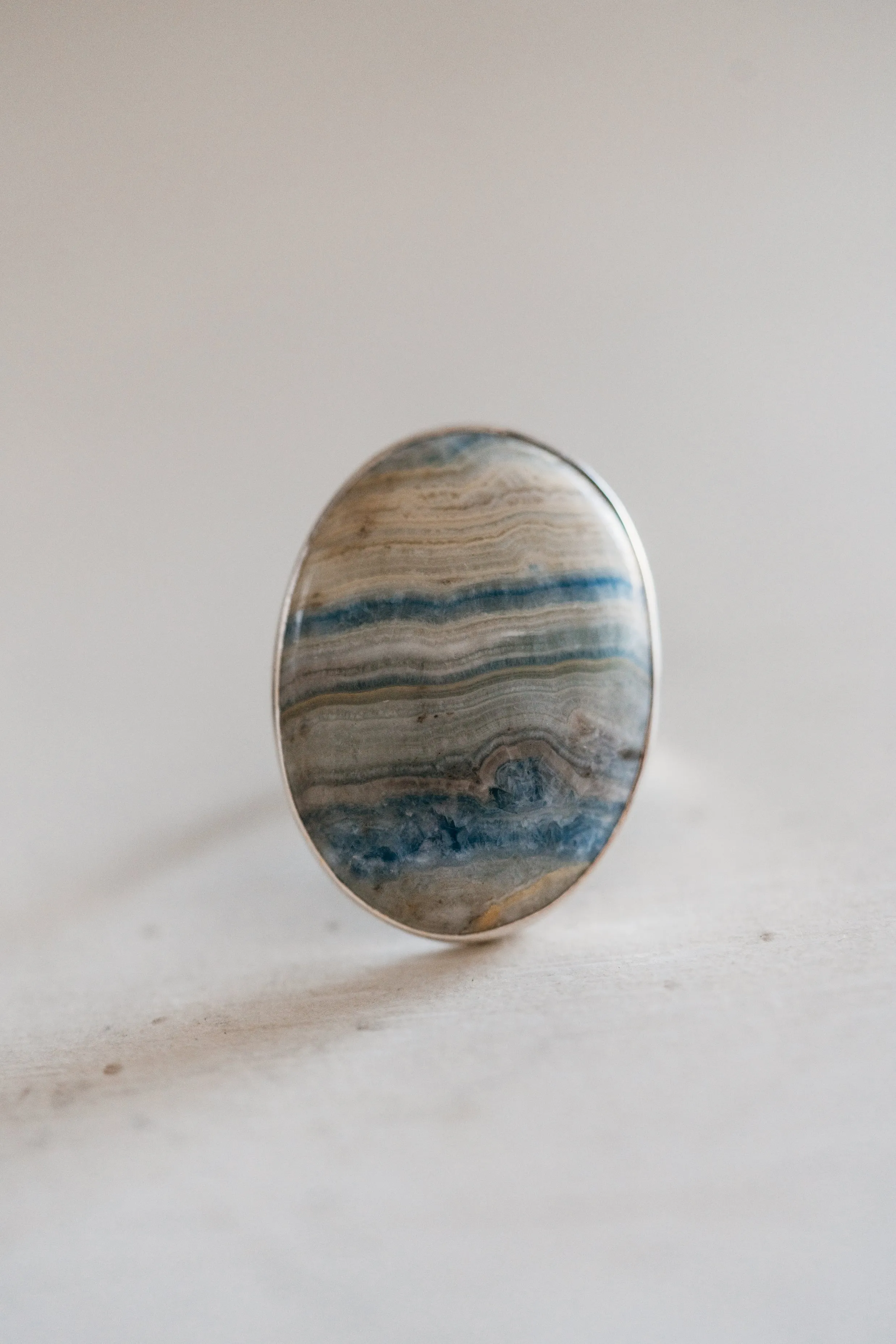 Sienna Ring | Blue Scheelite sold by Goldie Lew product image thumbnail 5